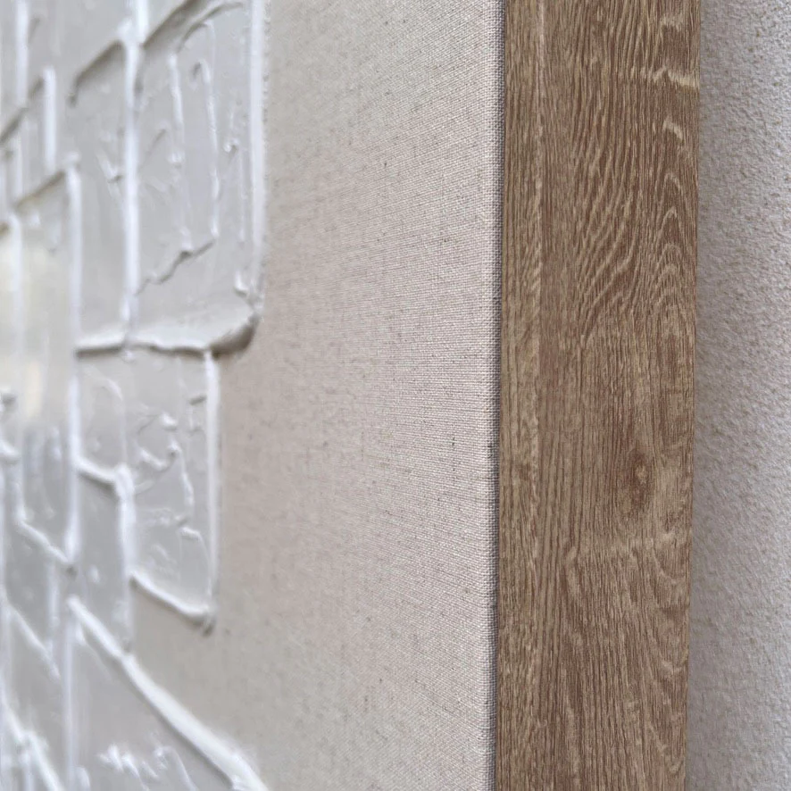 Abstract Squares Linen Artwork - Image 5