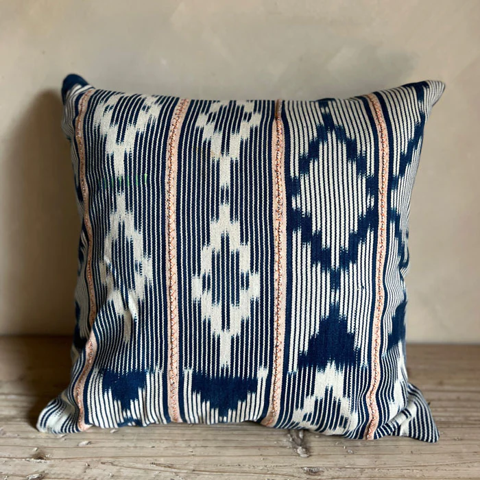 African Indigo Original Vintage Cushion - Image 3