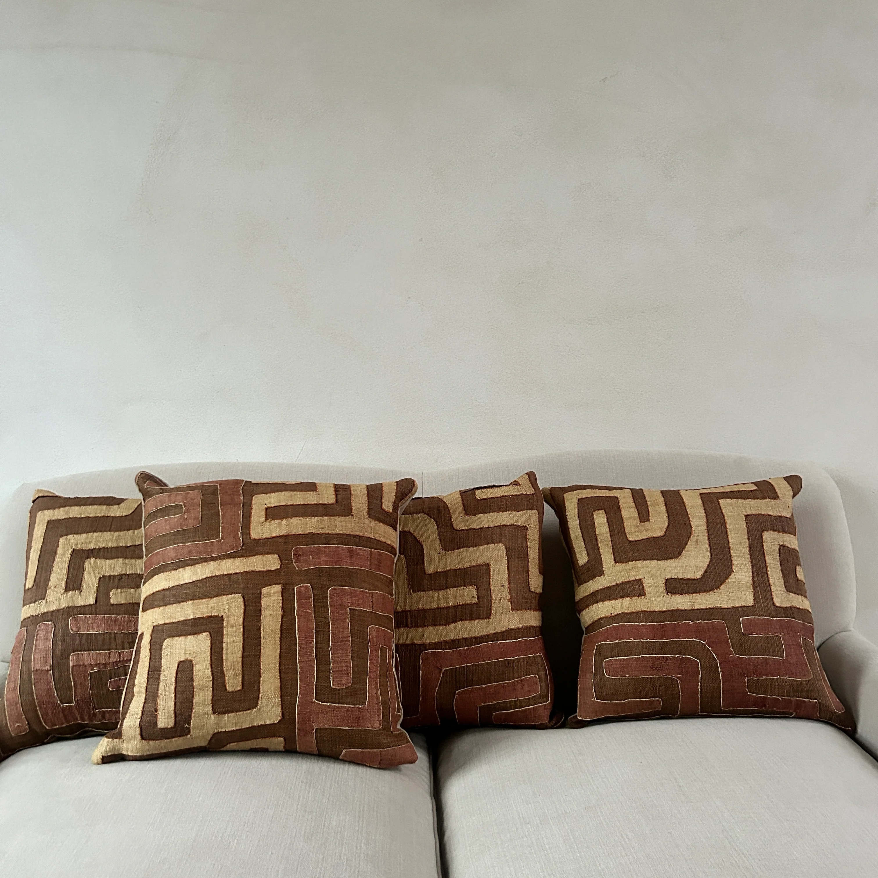 African Kuba Cloth Cushion | Nia - Image 2