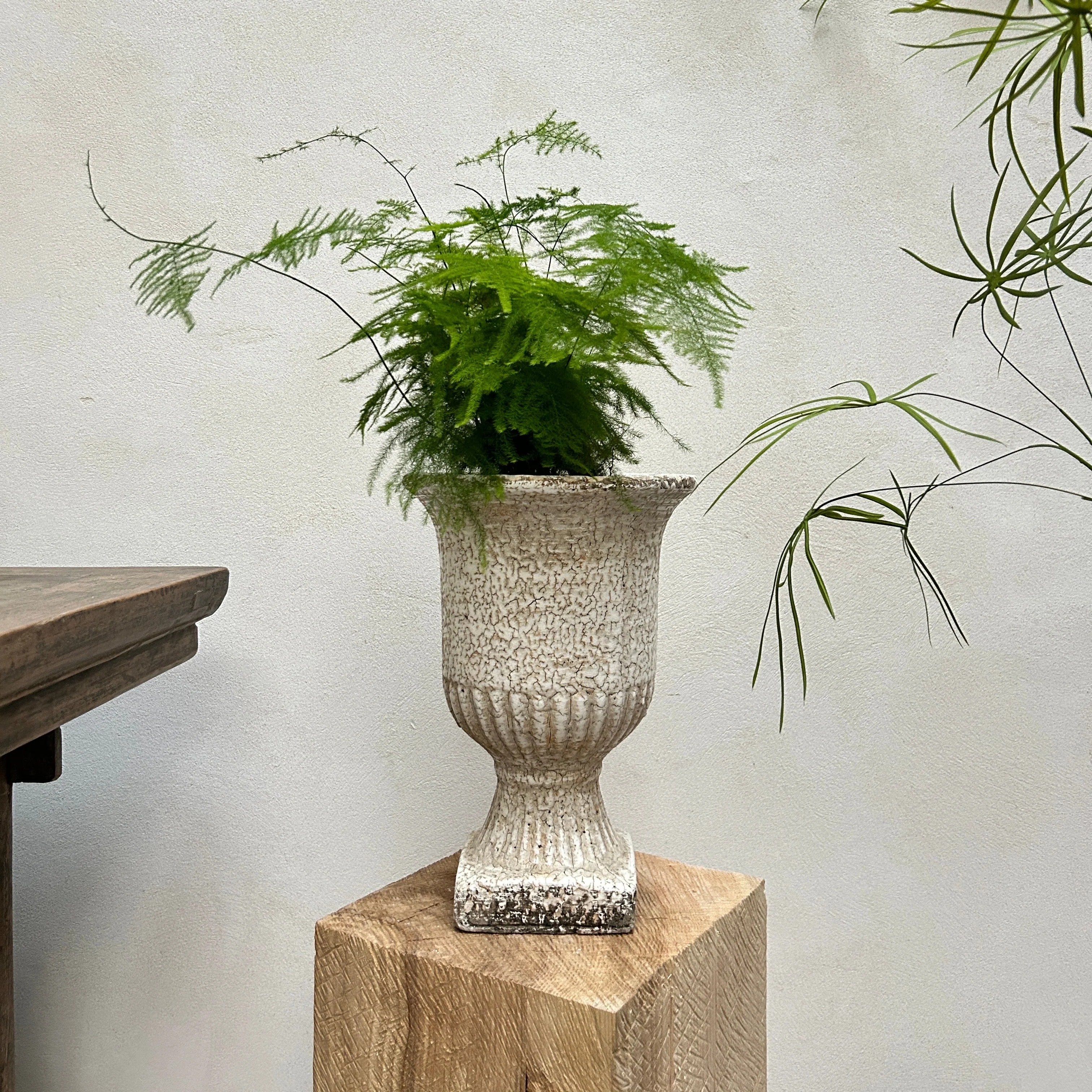 Amelia Crackle Glaze Urn - Image 2