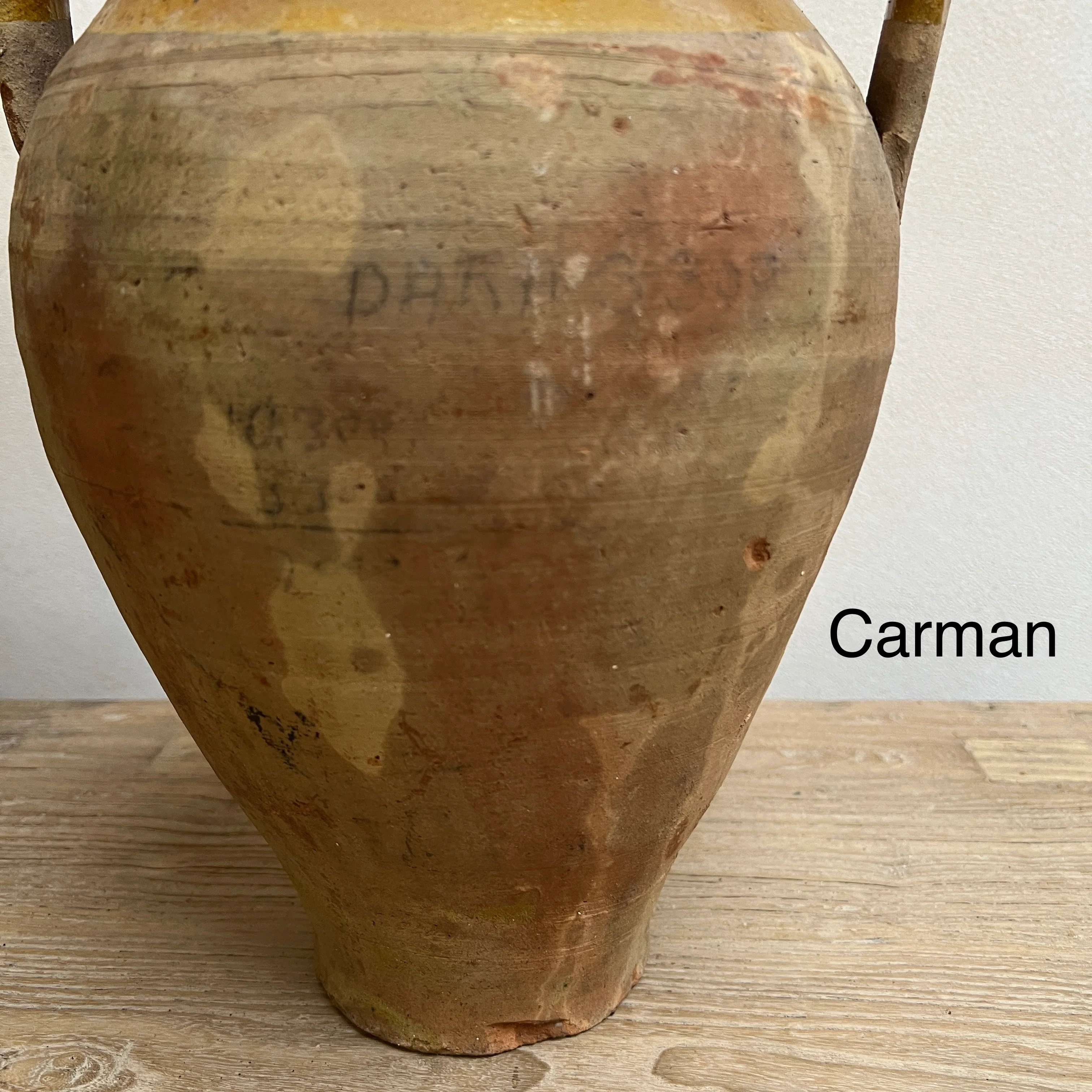 Antique Amber Glazed Urns - Image 8