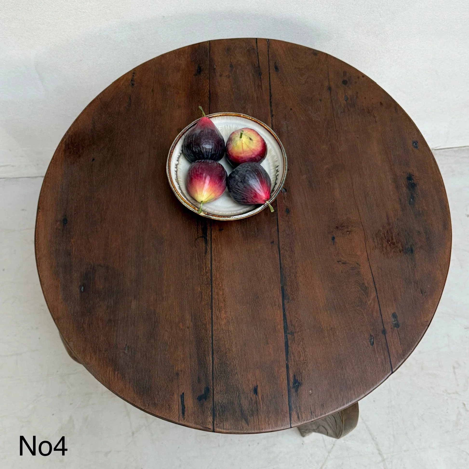 Antique Art Deco Round Side Tables - Image 12