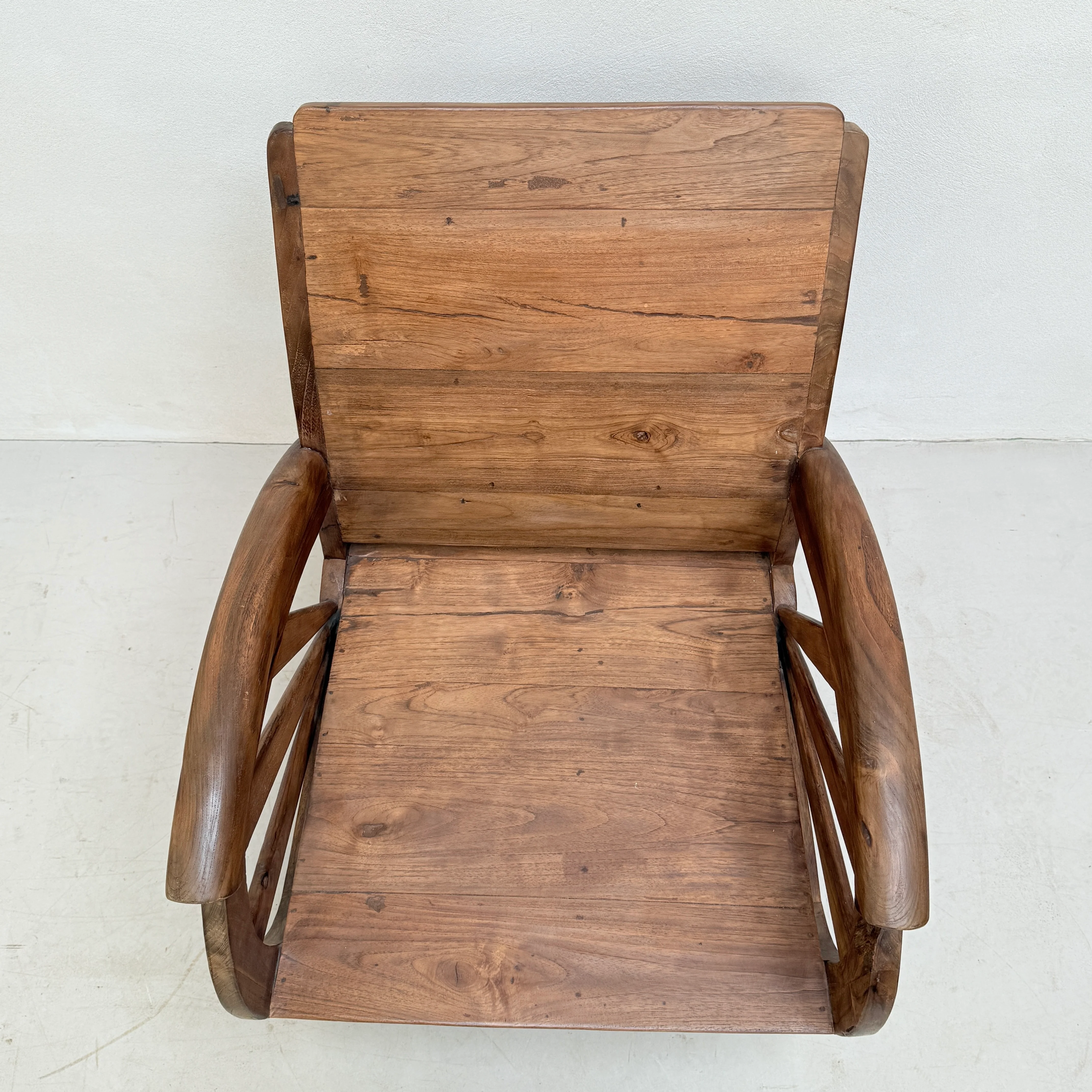 Antique Art Deco Wooden Armchair - Image 10