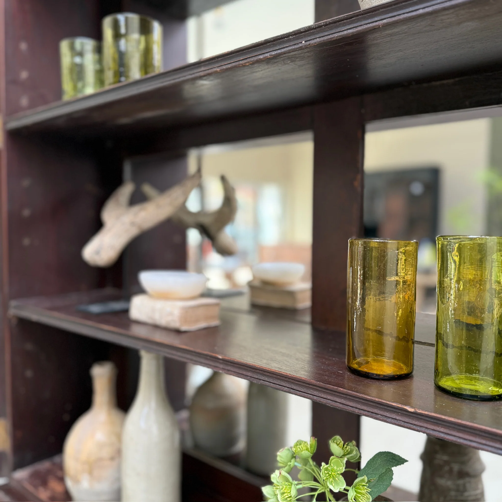 Antique Glass Display Cabinet | Meryl - Image 2