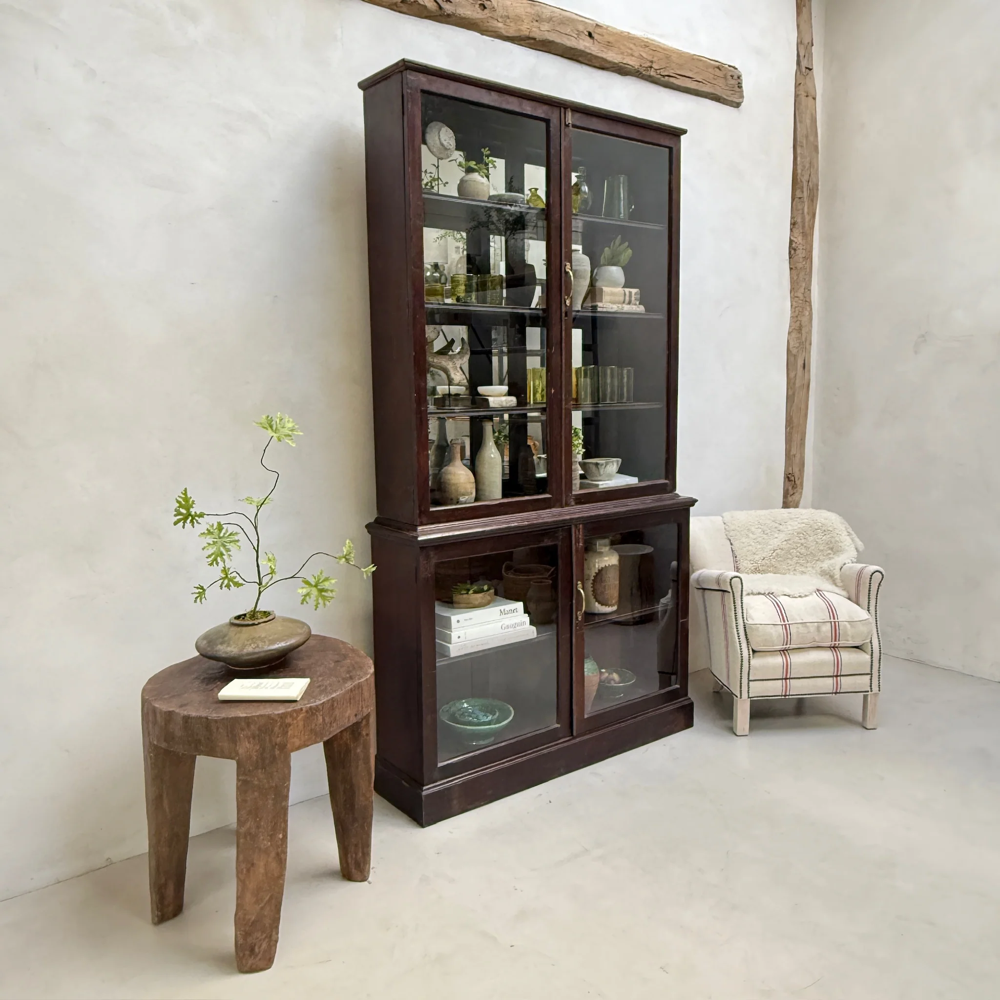 Antique Glass Display Cabinet | Meryl - Image 5