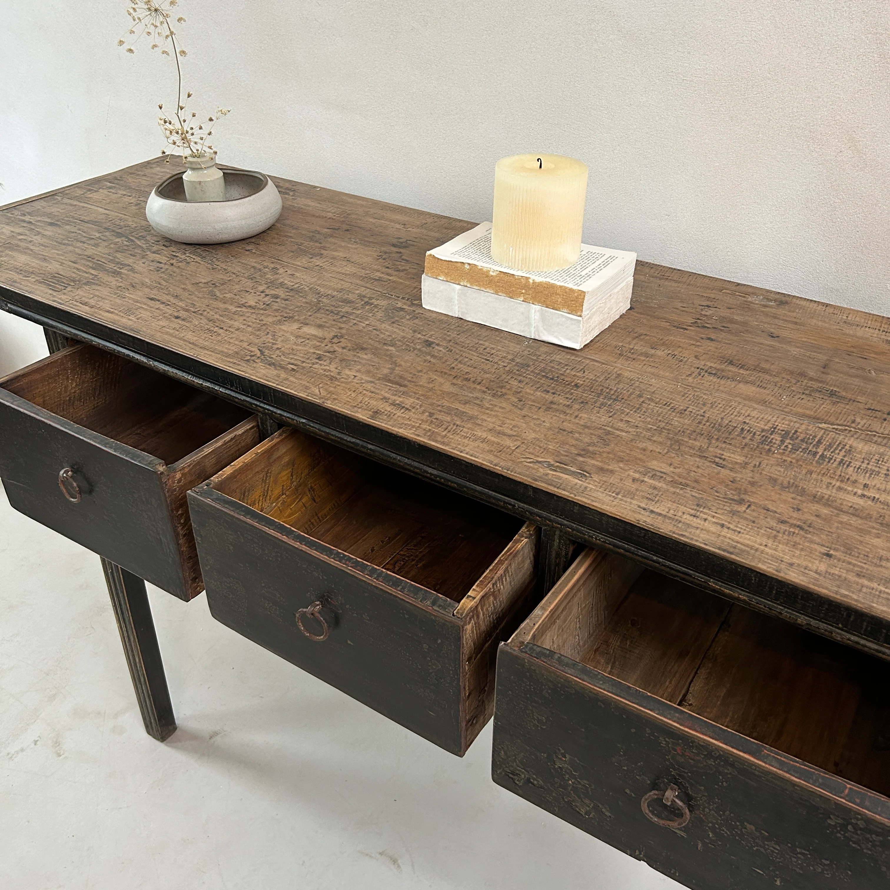 Antique Black Console Table | Stow - Image 6