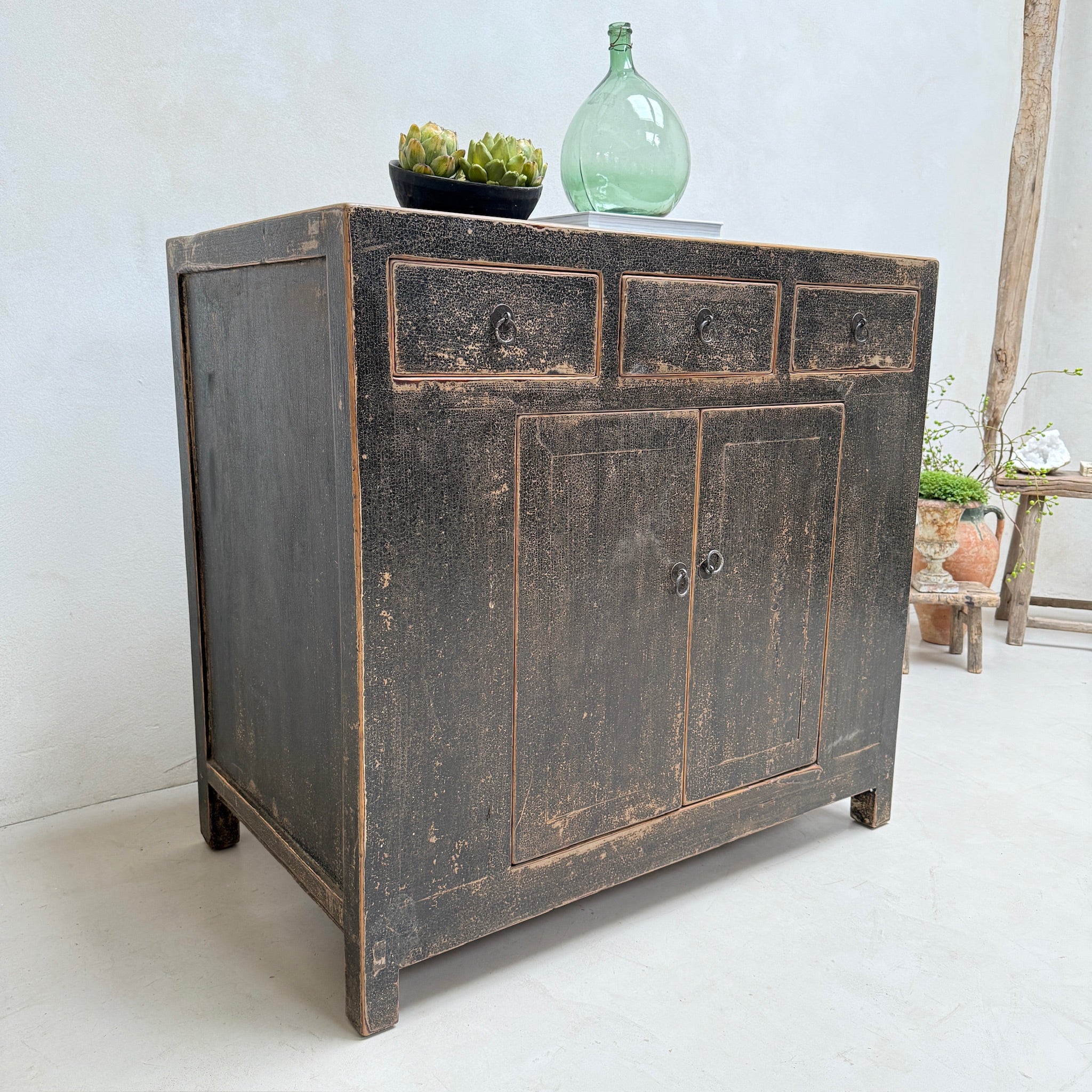 Antique Black Kitchen Island | Ramsey - Image 2