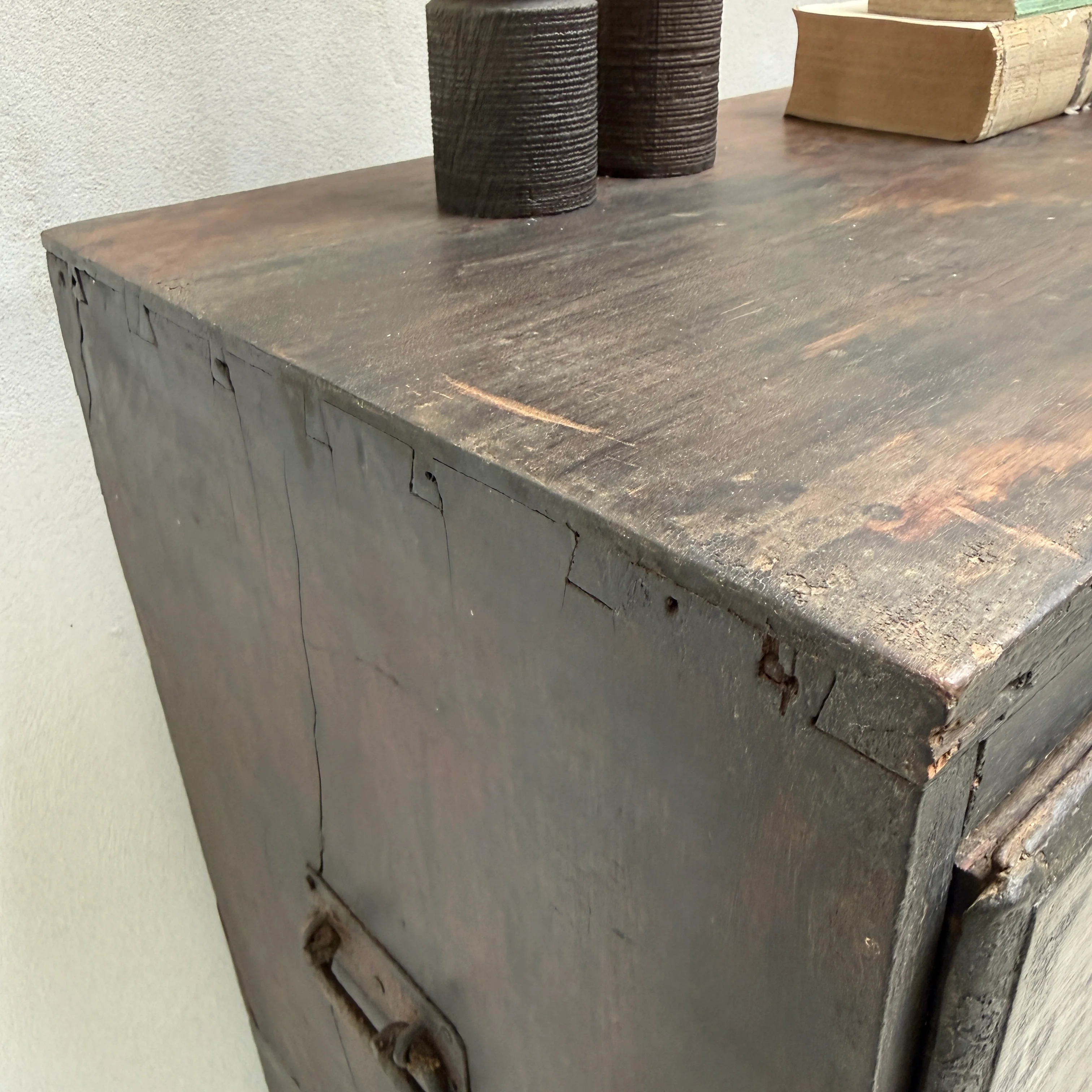 Antique Campaign Chest of Drawers Jasper - Image 8