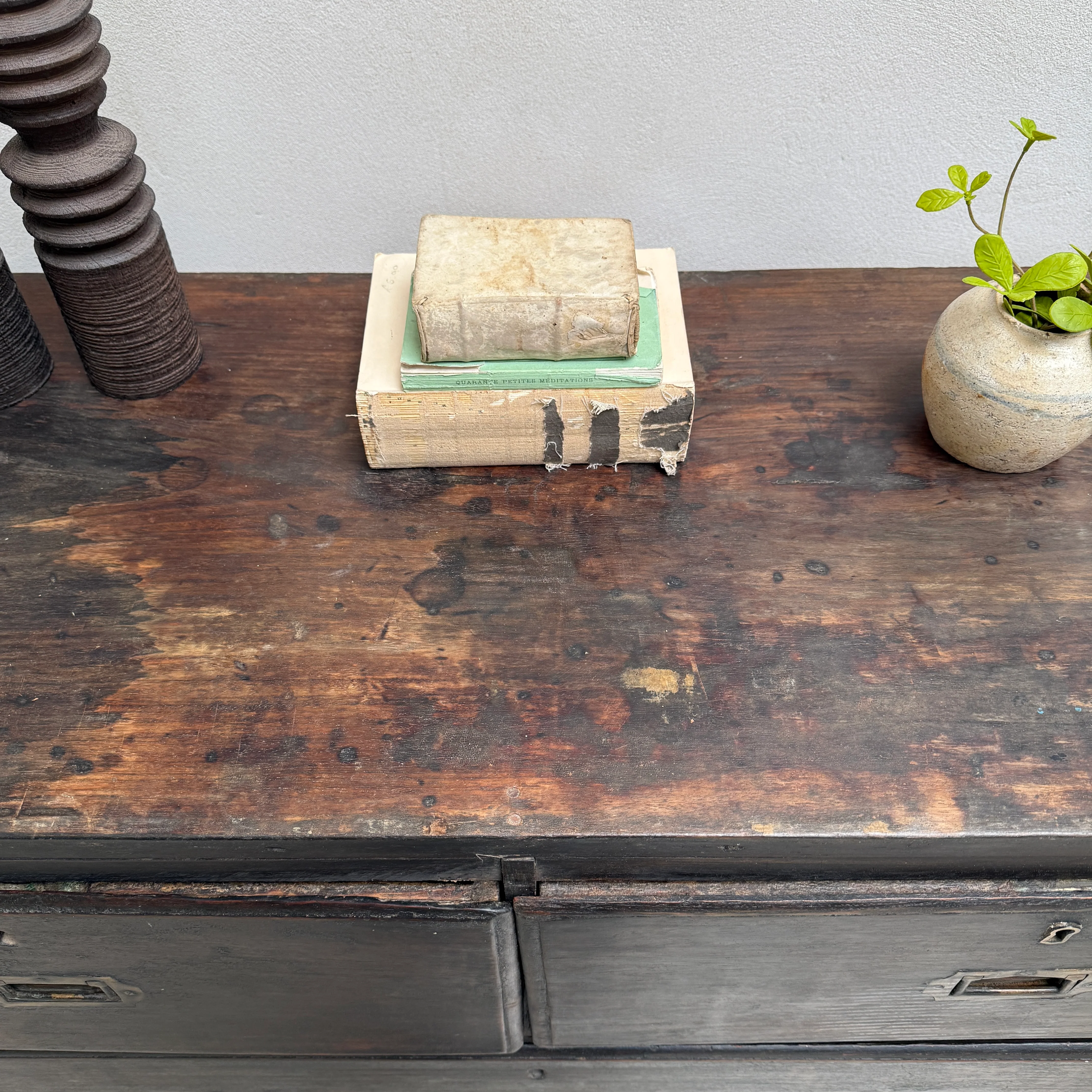 Antique Campaign Chest of Drawers Jasper - Image 9