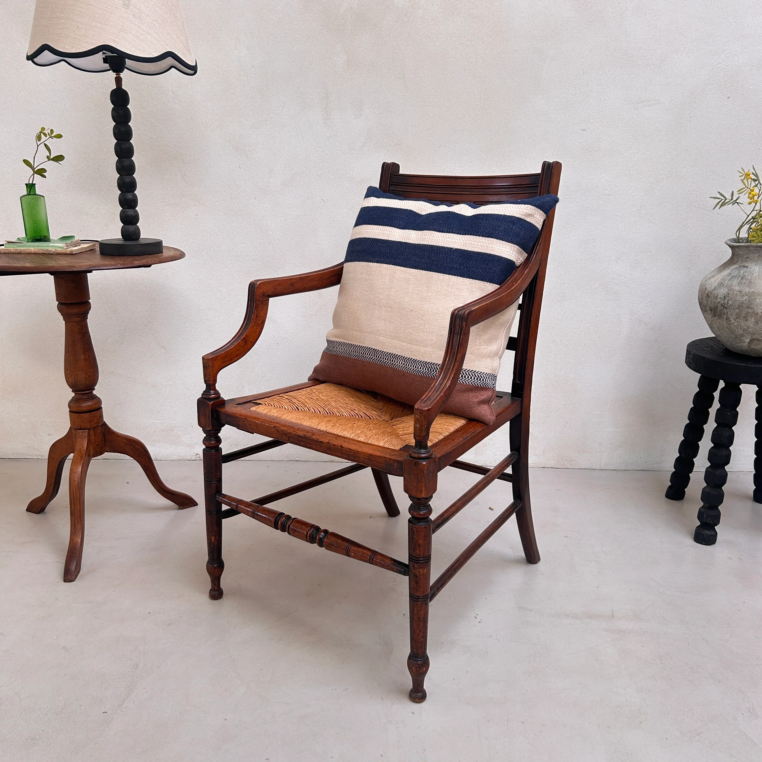Antique Cane Seat Chair | Windsor
