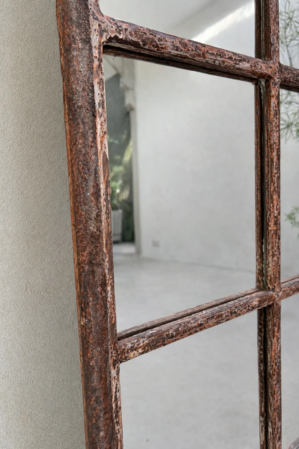 Antique arched window mirror Barak - Image 6