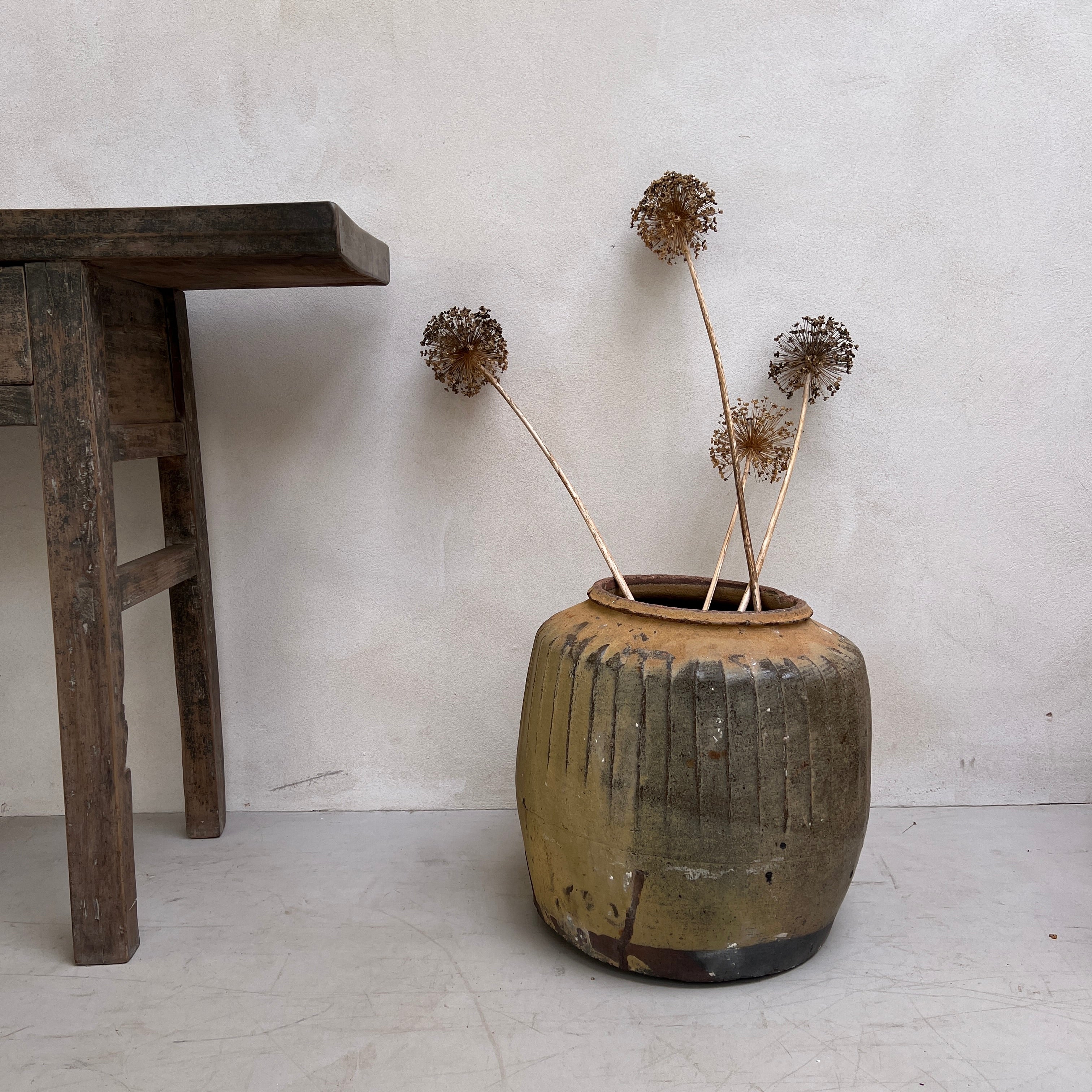 Antique Ceramic planter | Jade - Image 2