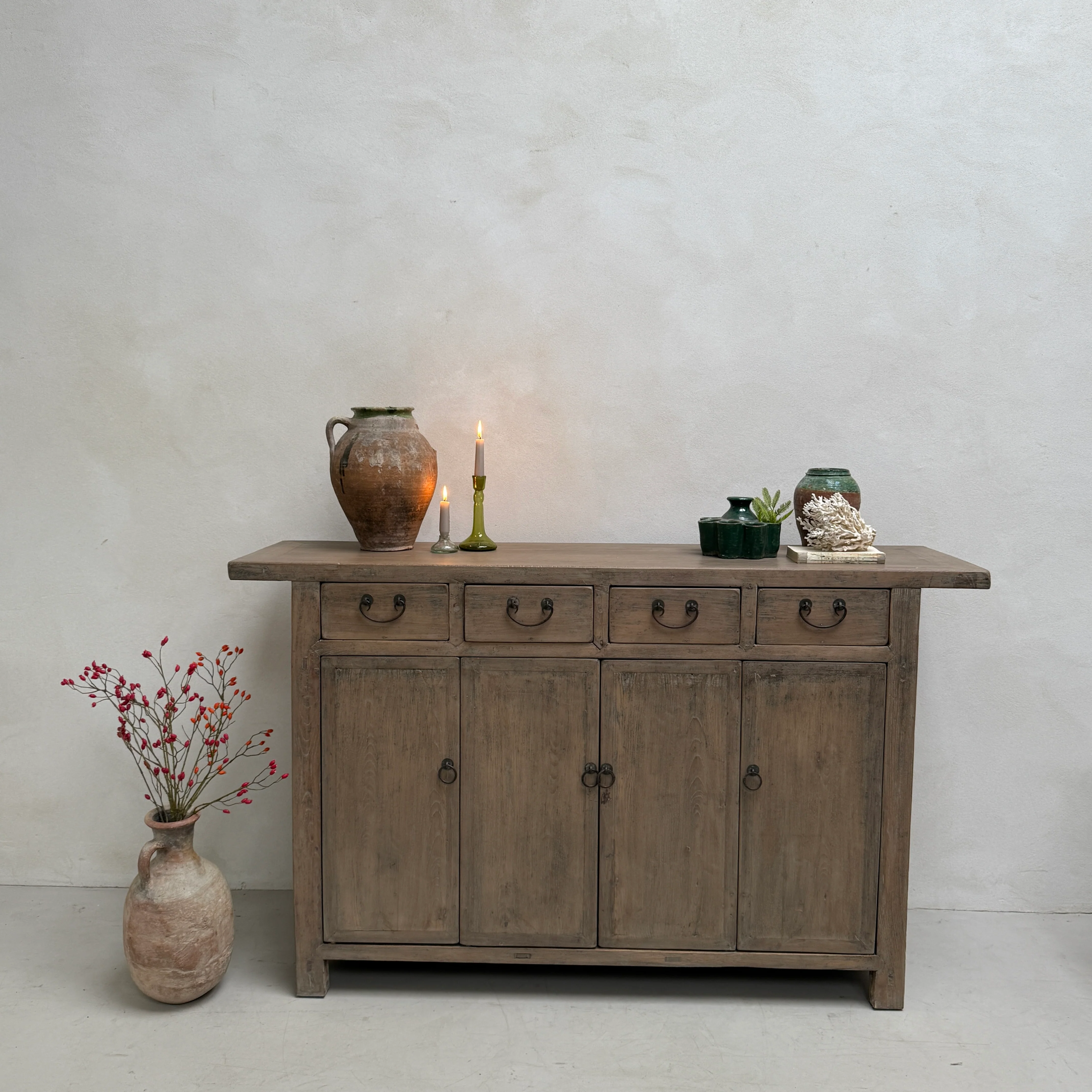 Antique cupboard Beechwood - Image 3
