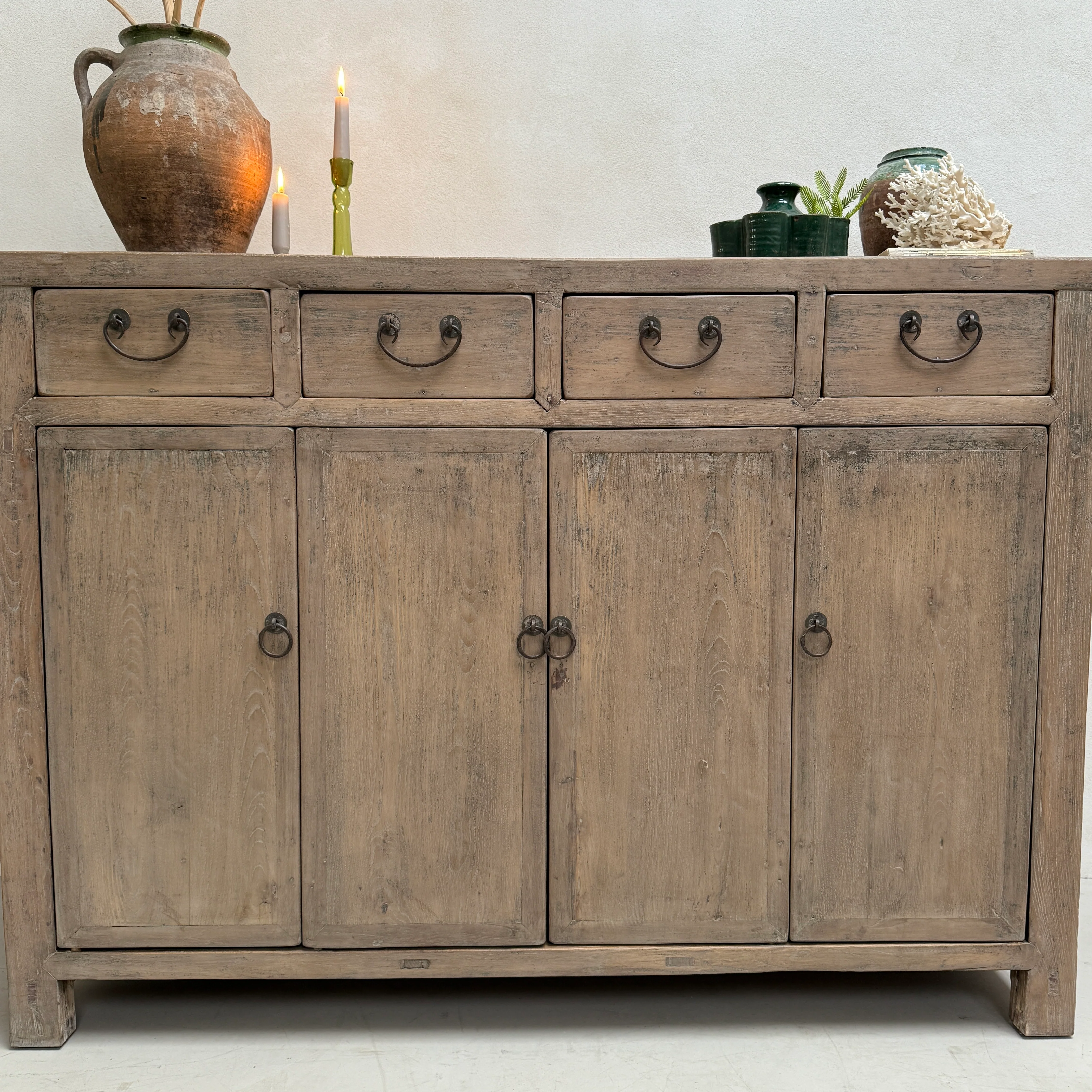 Antique cupboard Beechwood - Image 7