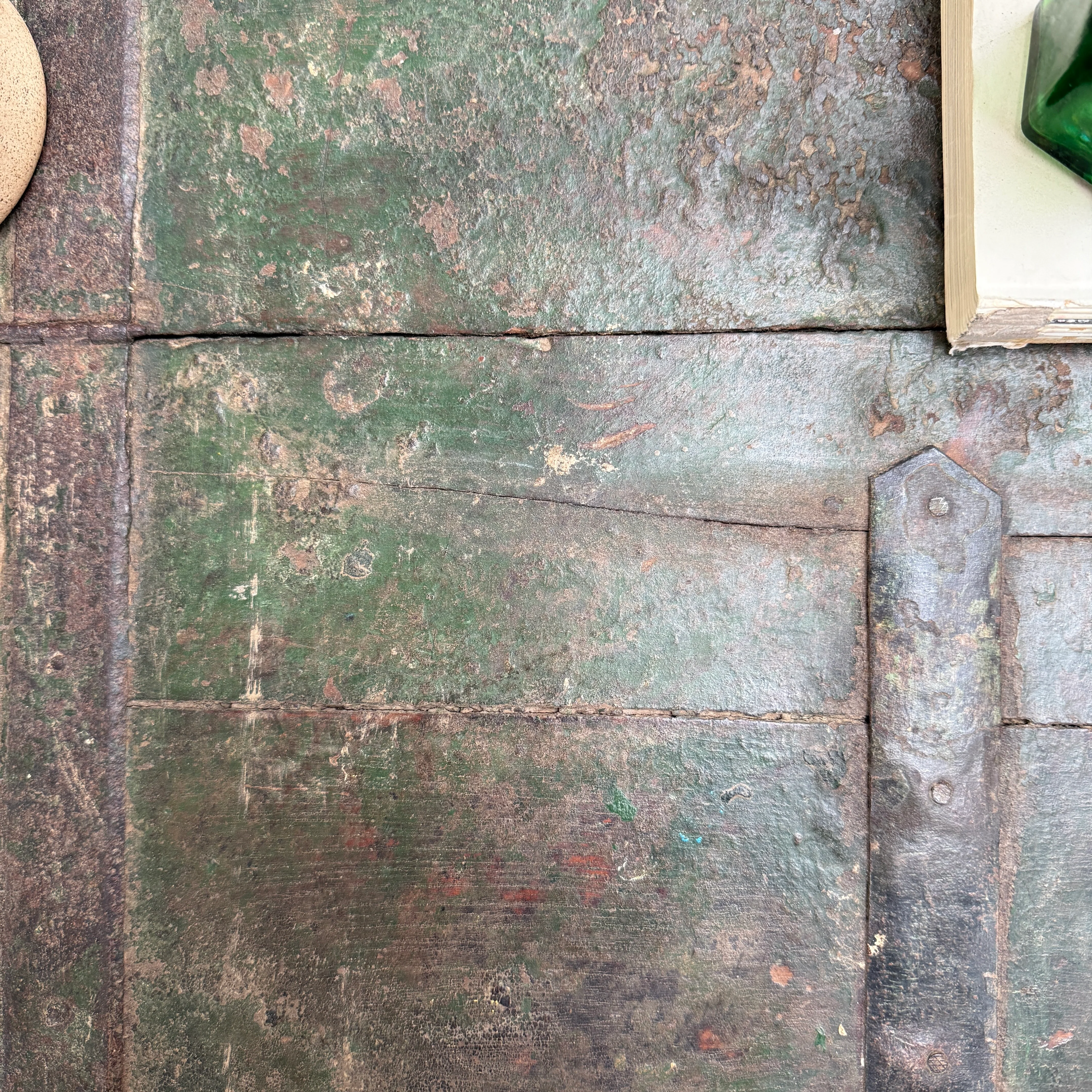 Antique Dark Green Blanket Box | Clandon - Image 3