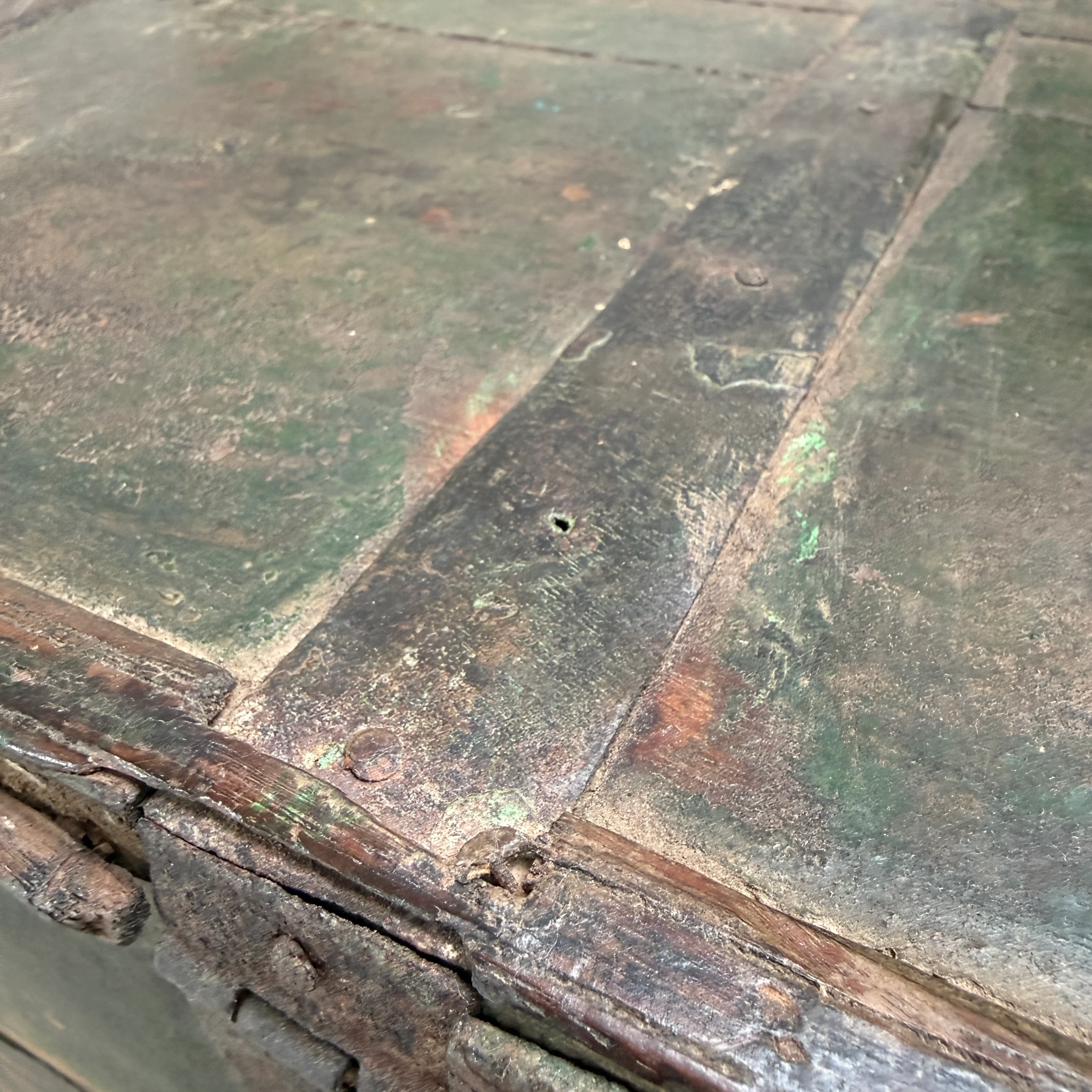 Antique Dark Green Blanket Box | Clandon - Image 4