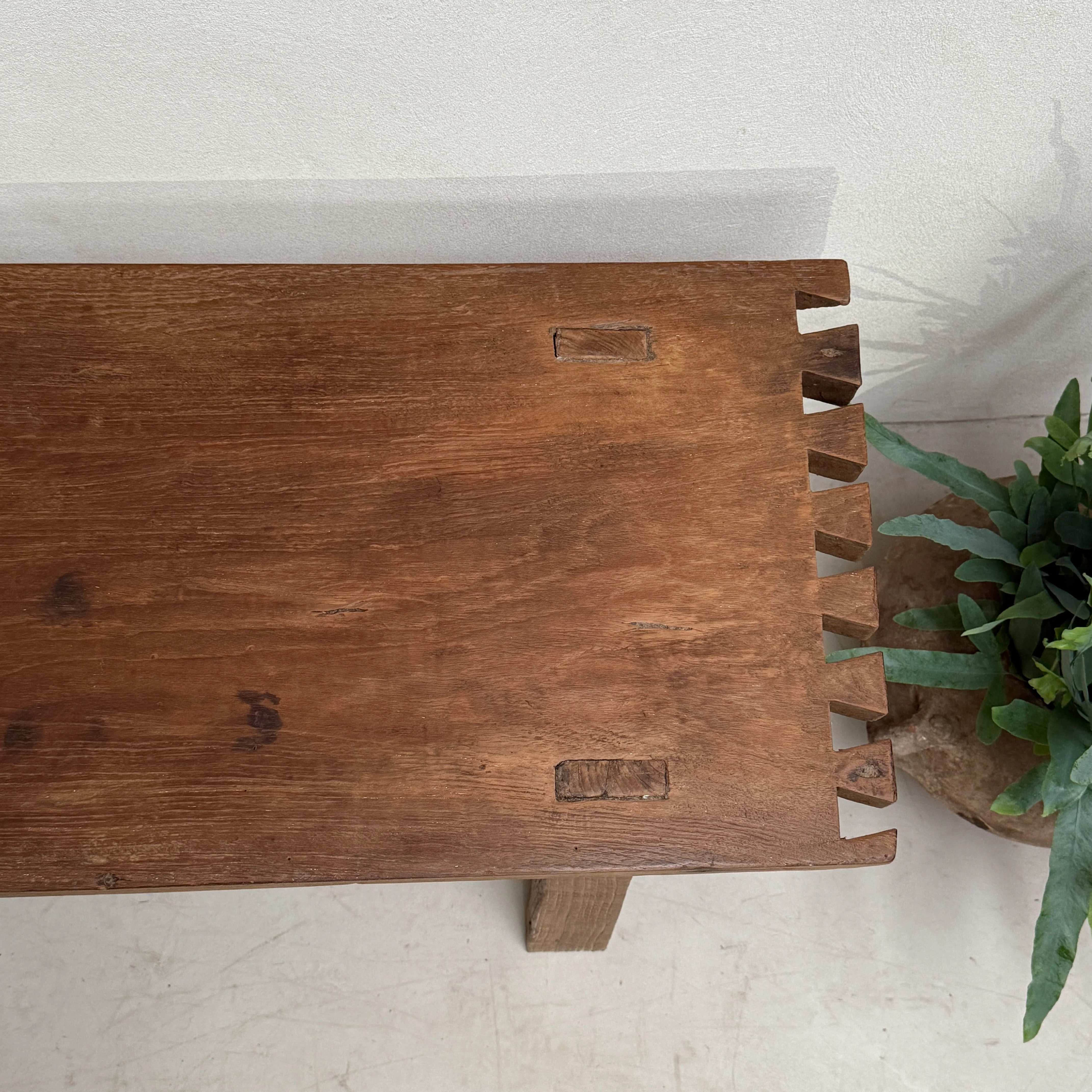 Unique Antique Dovetail Bench - Image 6