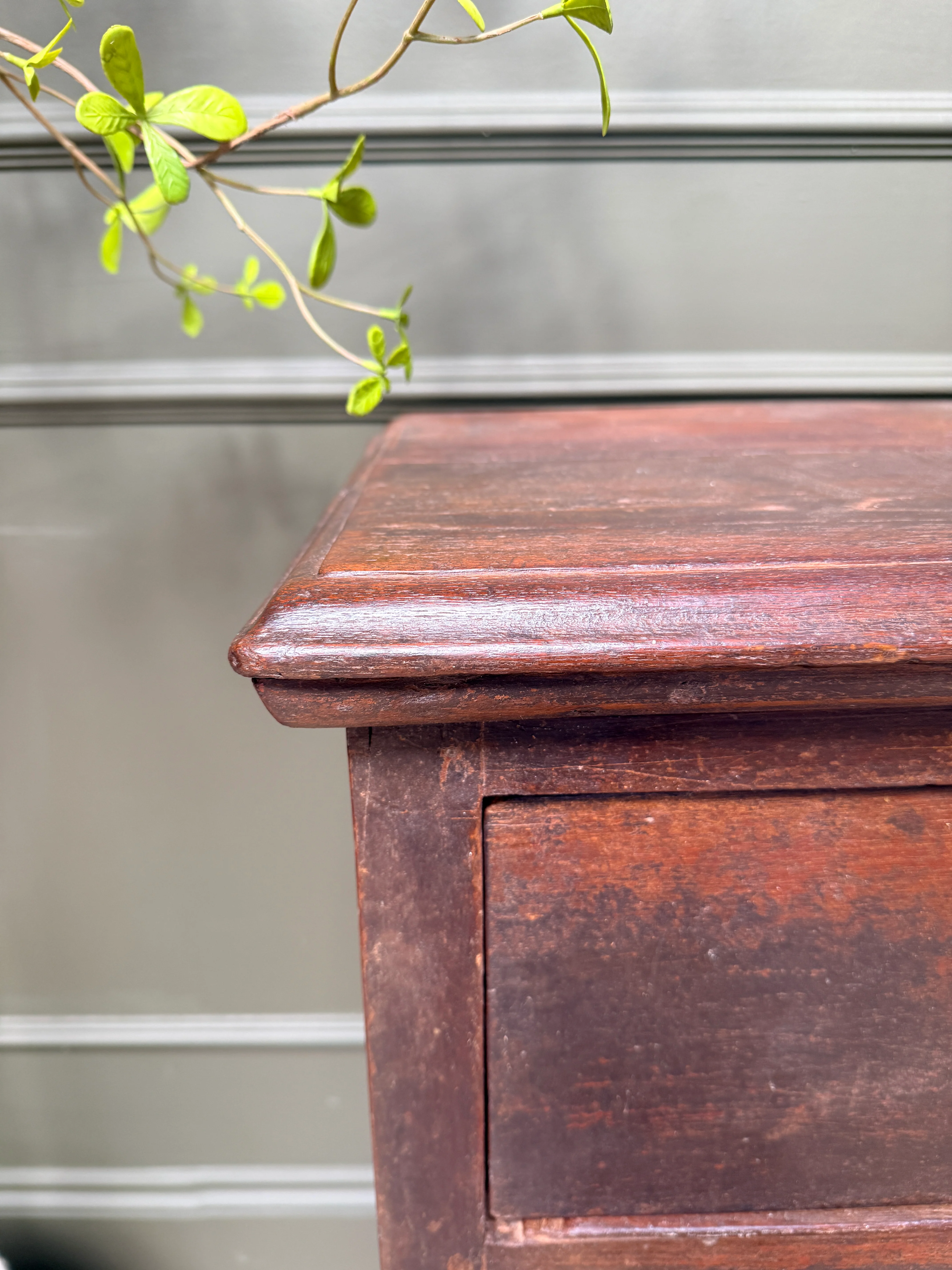 Antique Dark wood chest of drawers | Isobel - Image 7