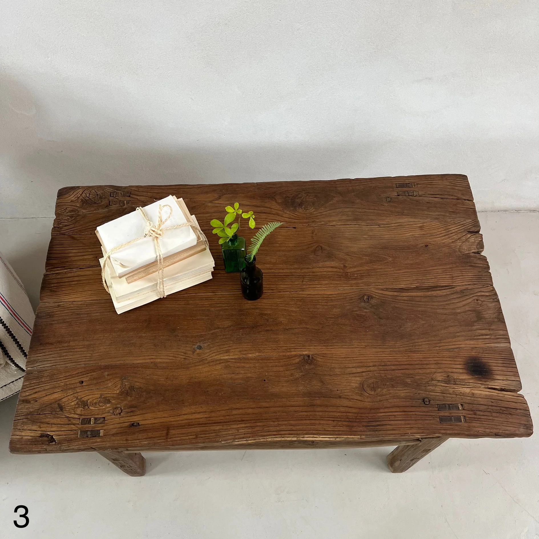 Antique Dark Wood Coffee Tables - Image 8