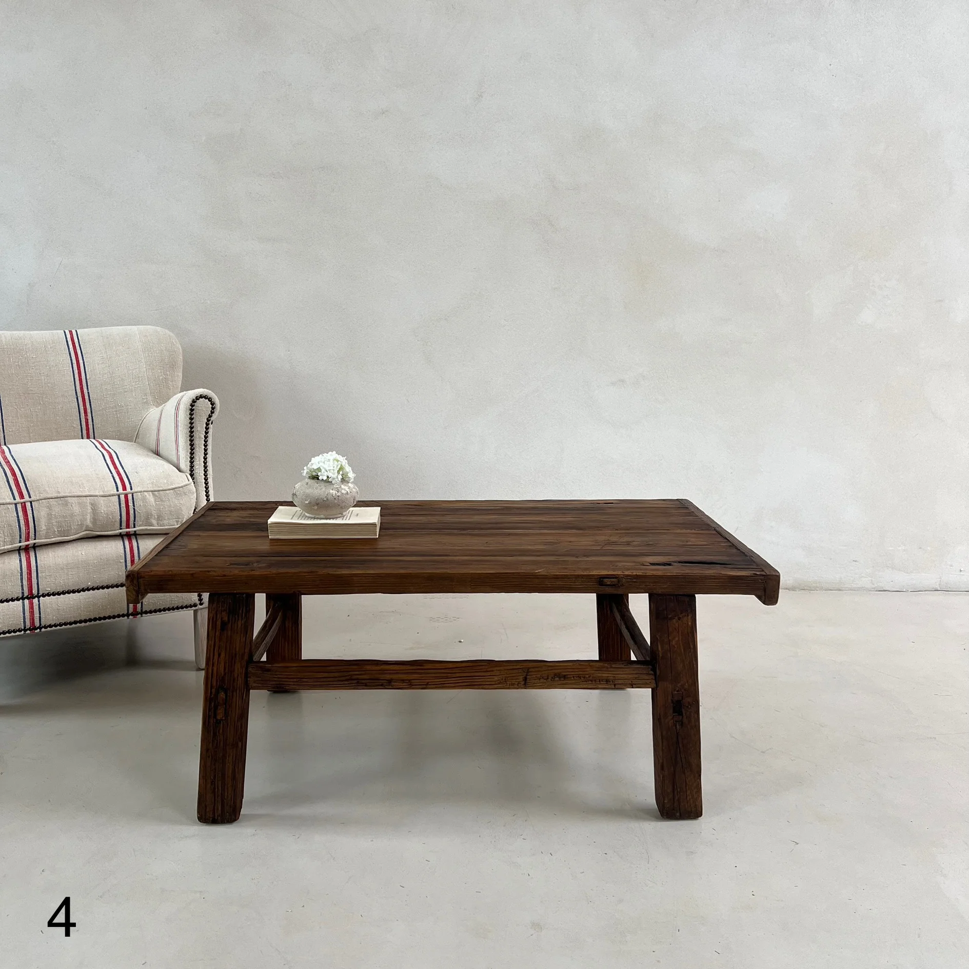 Antique Dark Wood Coffee Tables - Image 9