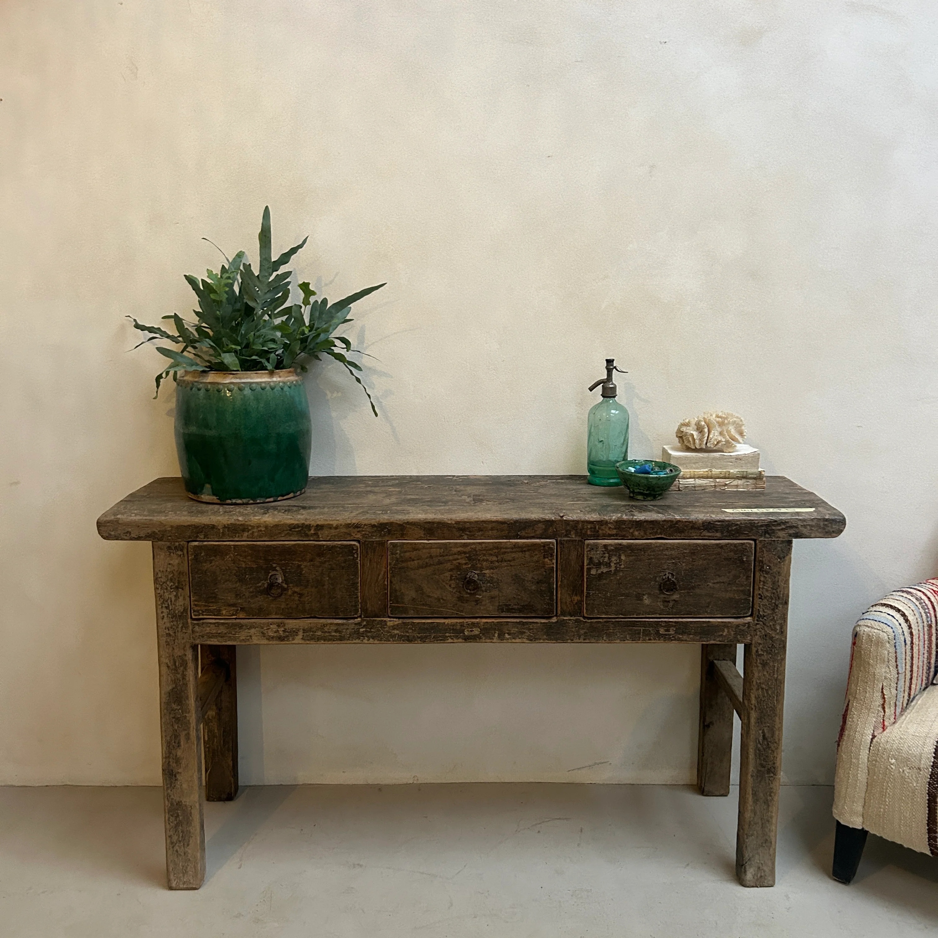 Antique Dark Wood Console Table | Guildford - Image 2