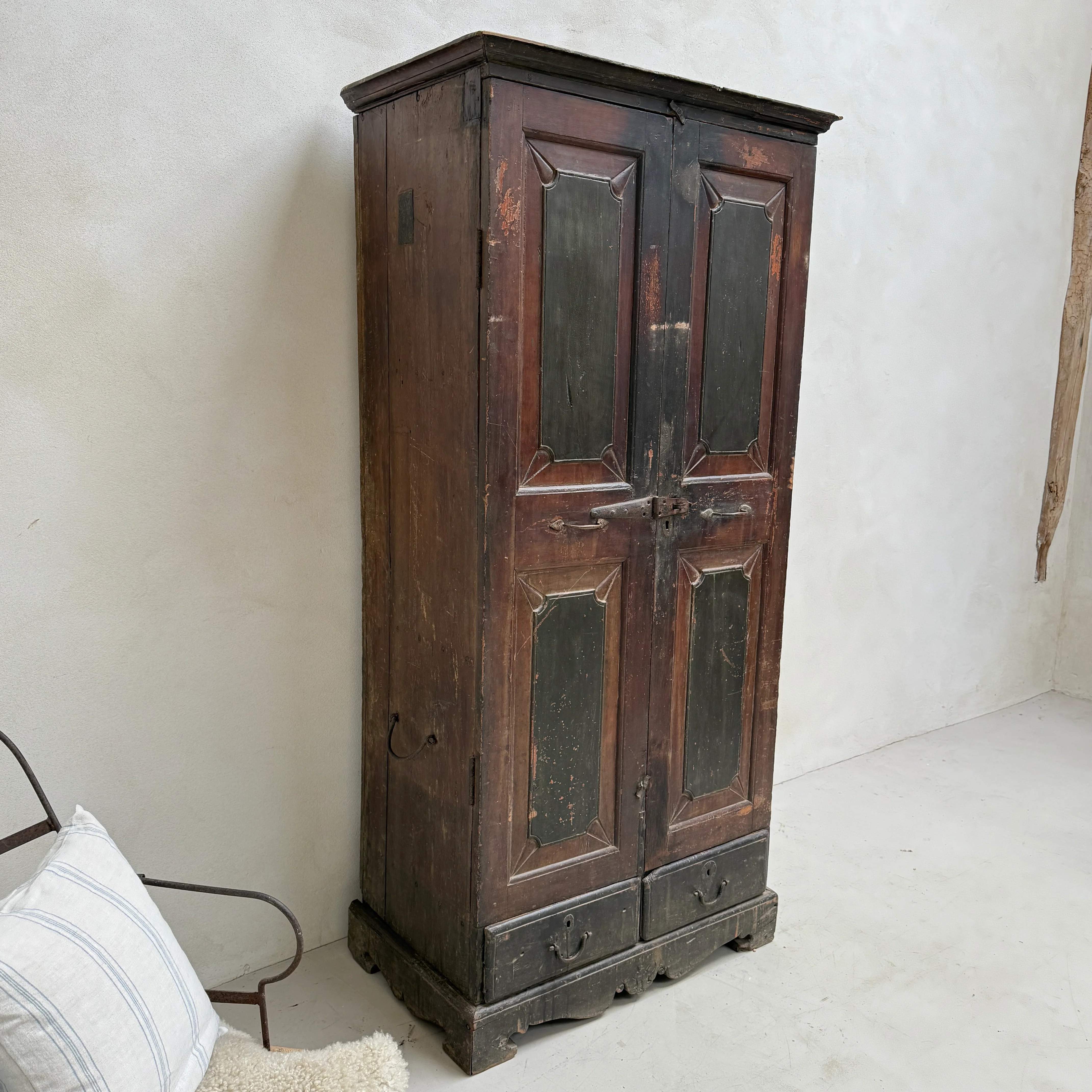 Antique Dark wood Cupboard Dorothy - Image 5