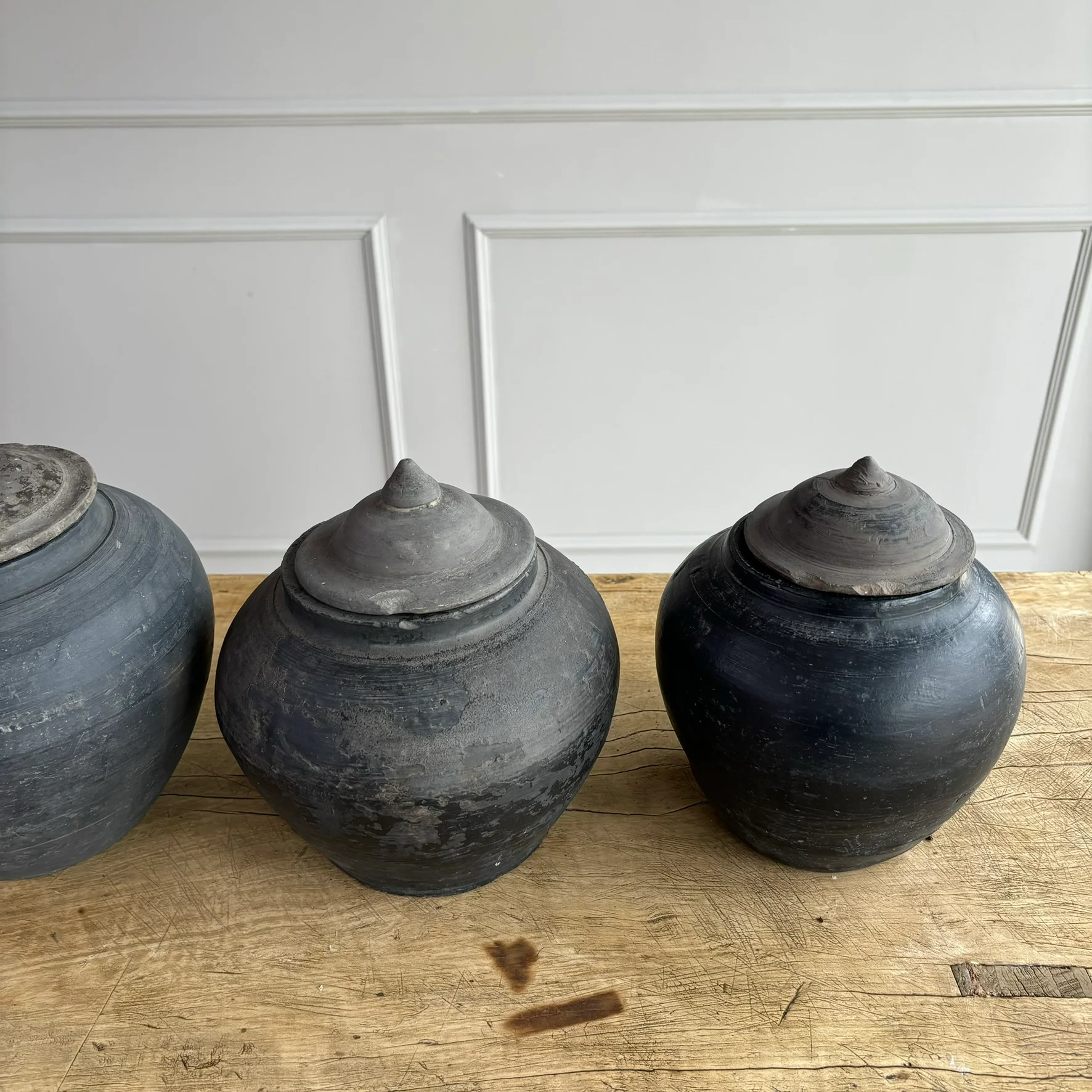 Antique Decorative Clay Apothecary Jar - Image 8