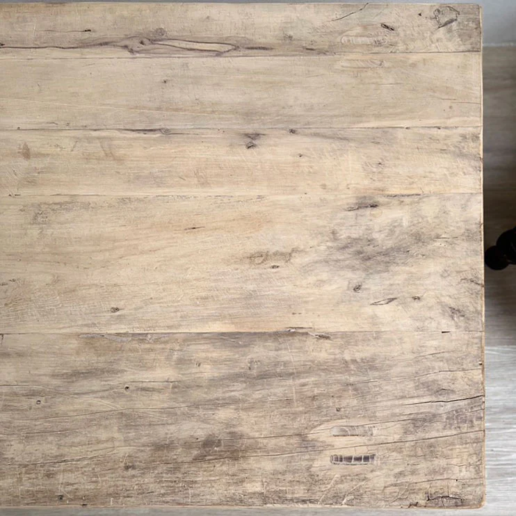 Antique Elm Coffee Table Doyle - Image 5