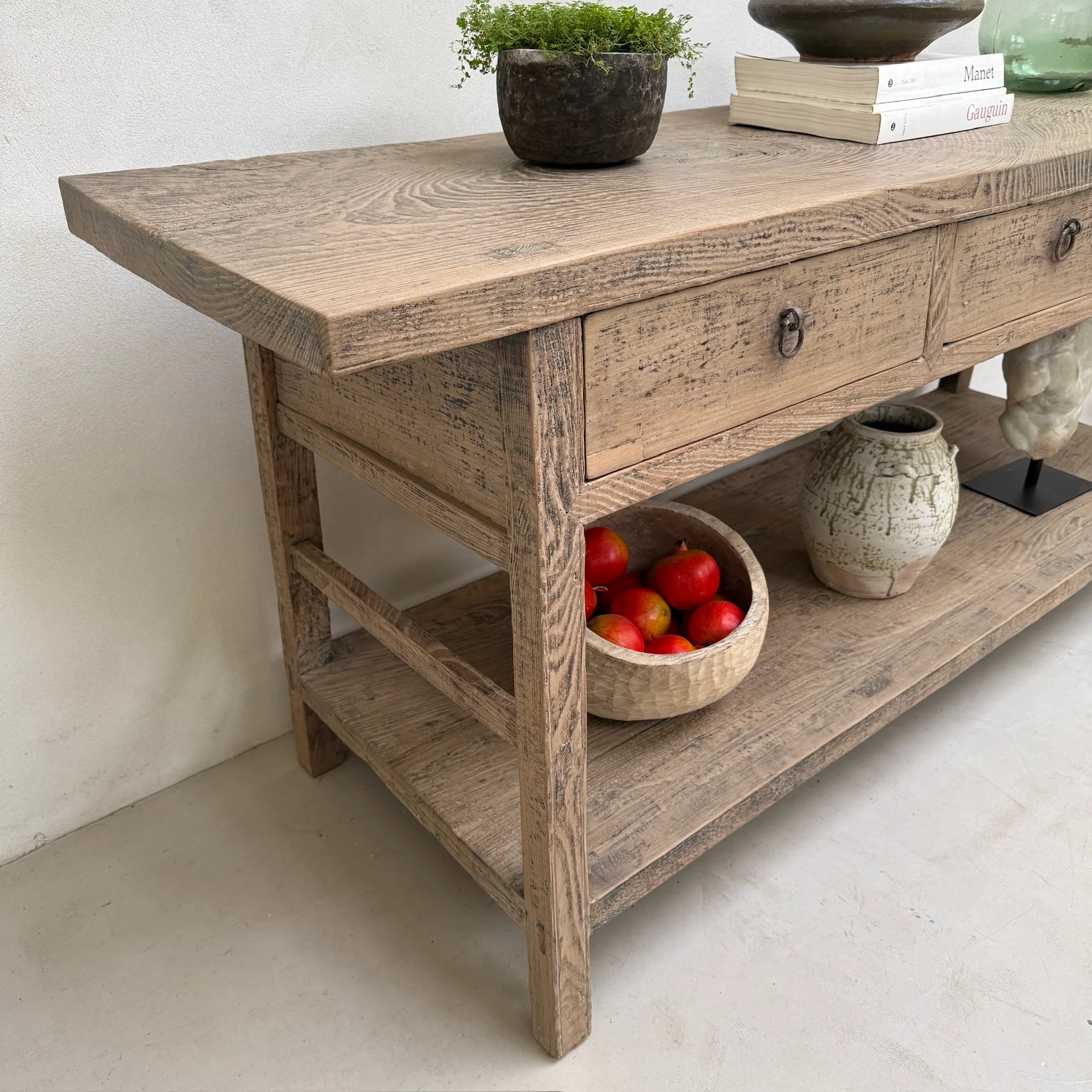 Antique Elm Console Table | Bexley - Image 2