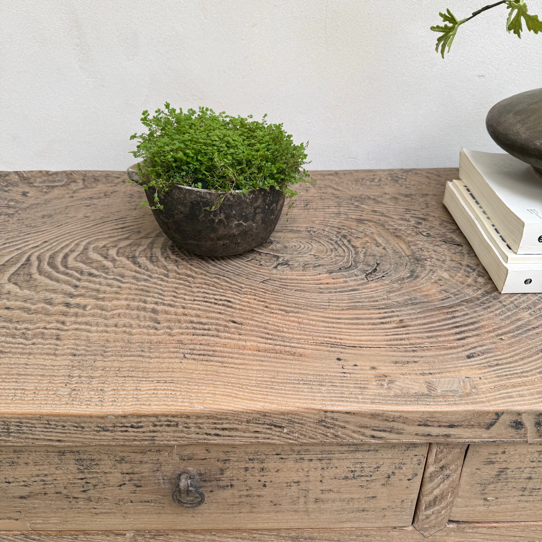 Antique Elm Console Table | Bexley - Image 4