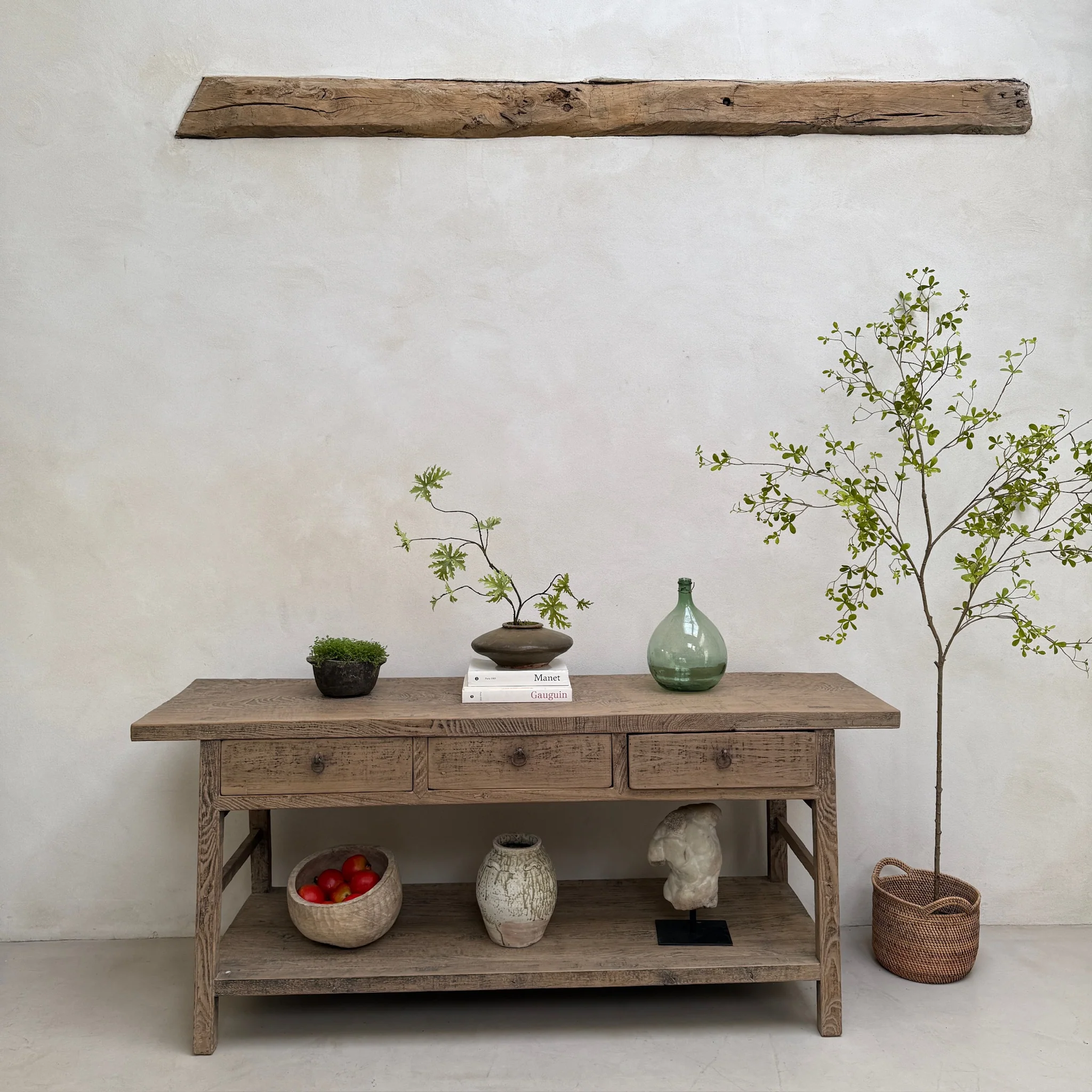 Antique Elm Console Table | Bexley - Image 6