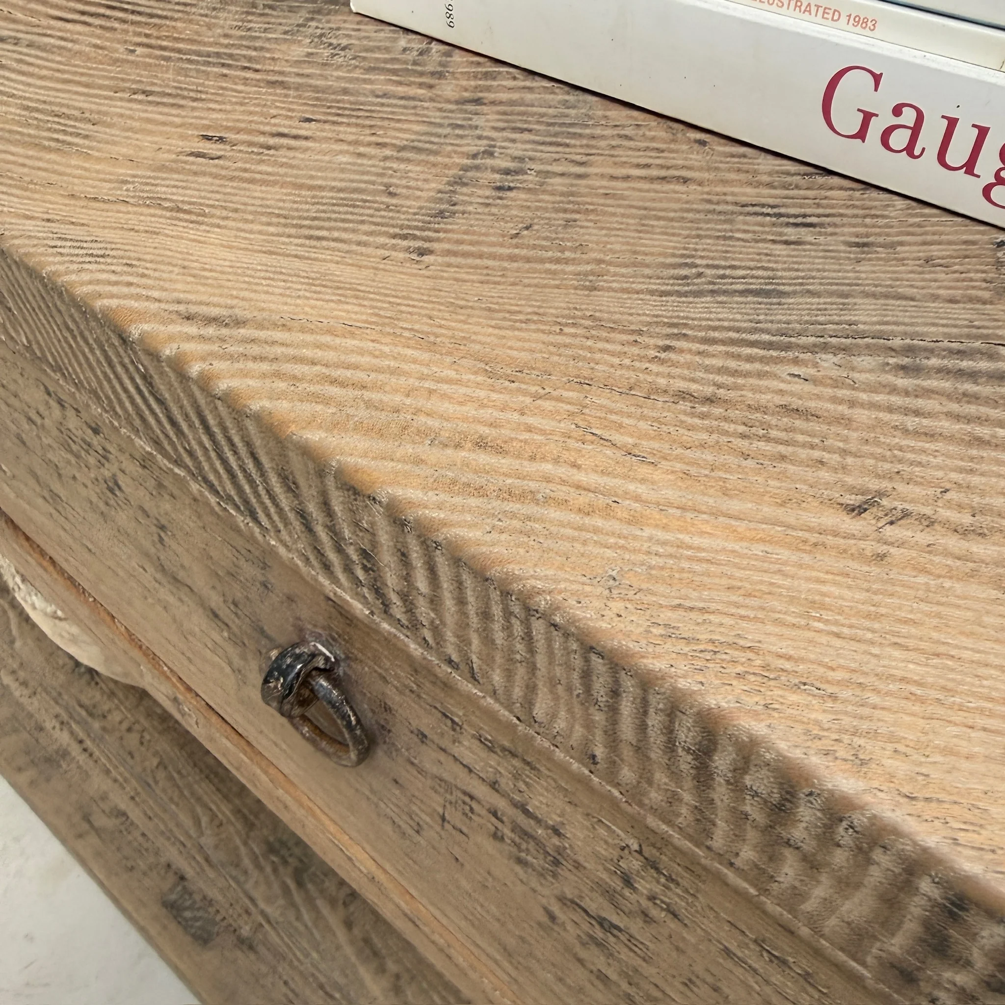 Antique Elm Console Table | Bexley - Image 7
