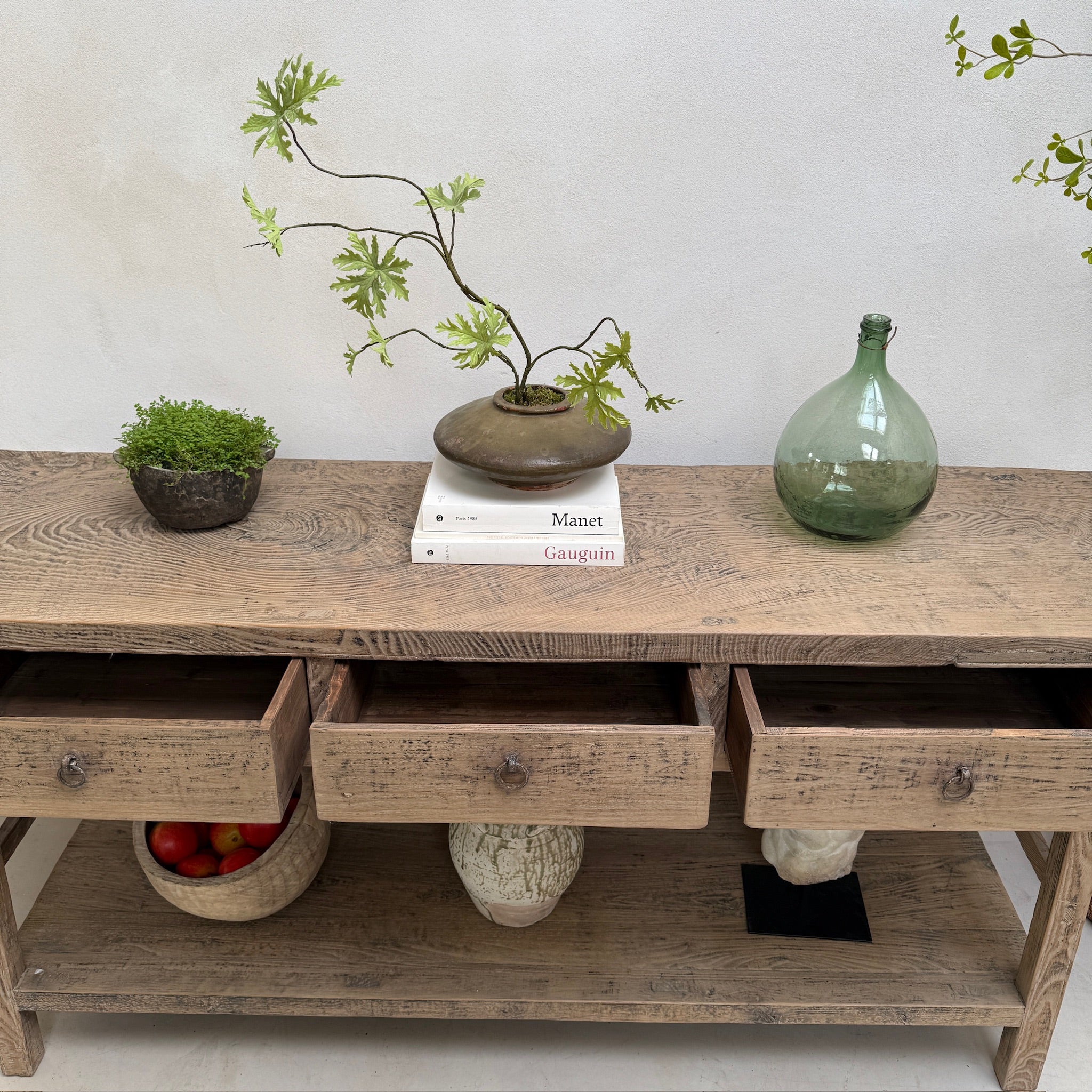 Antique Elm Console Table | Bexley - Image 8