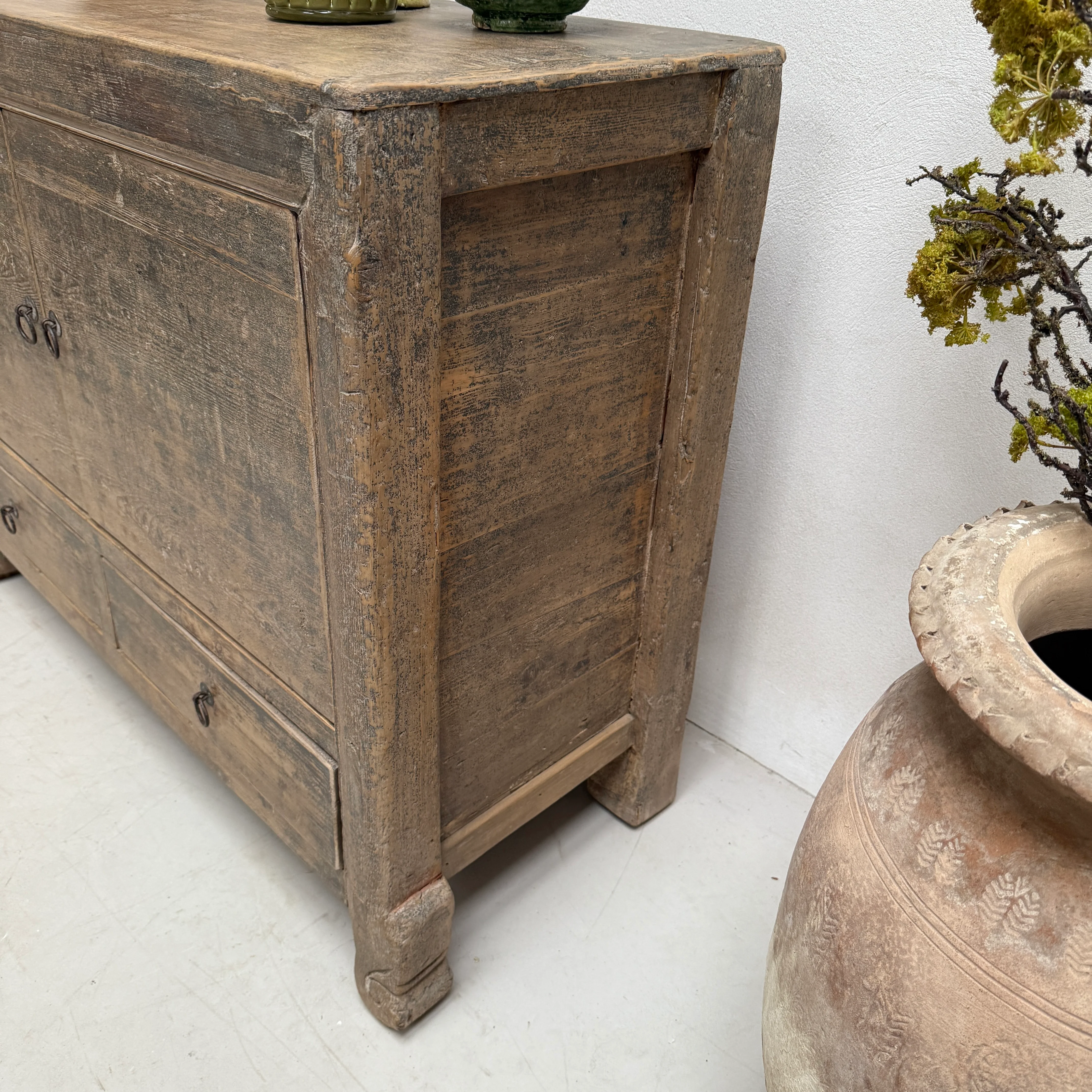Antique Elm Cupboard Buckswood - Image 5