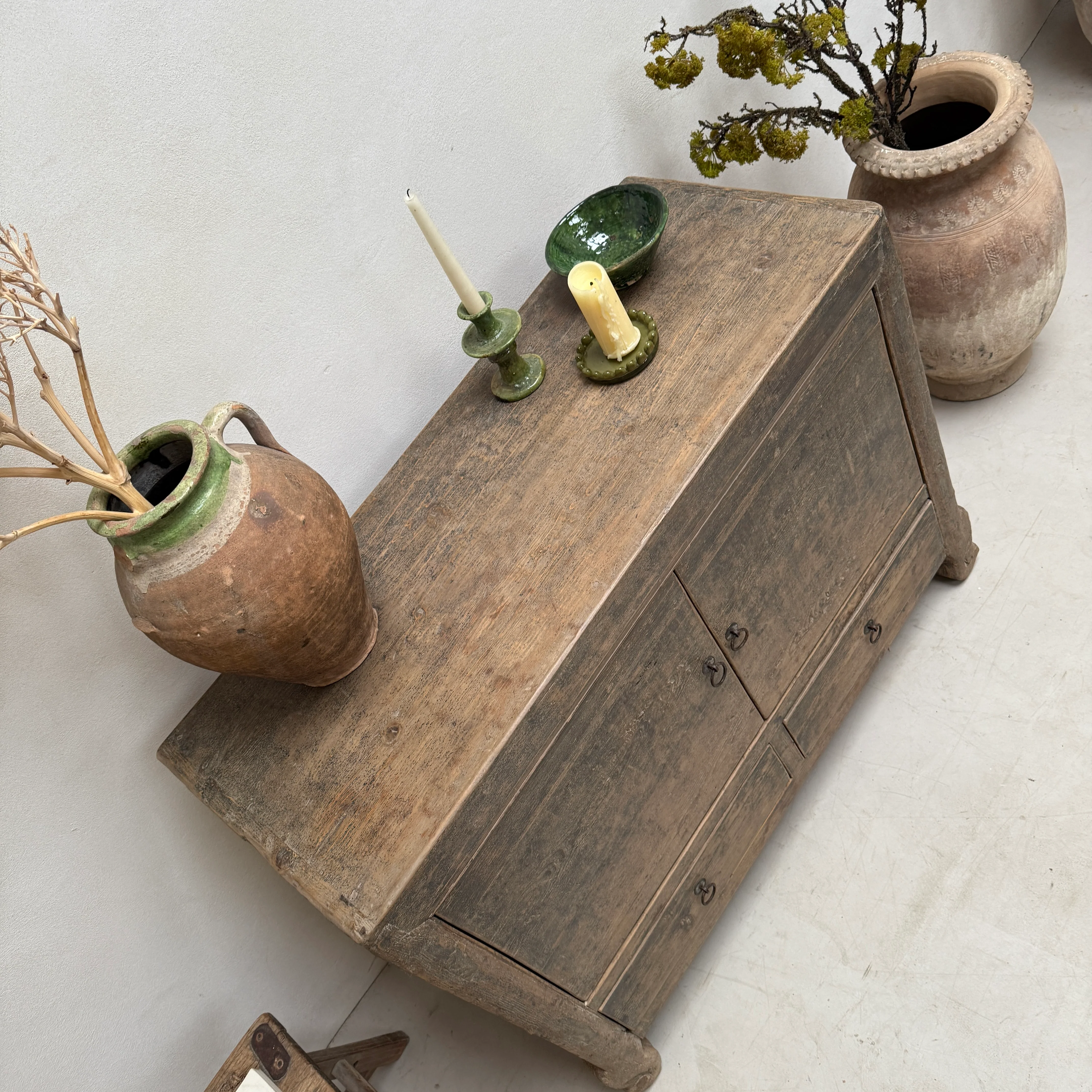 Antique Elm Cupboard Buckswood - Image 8