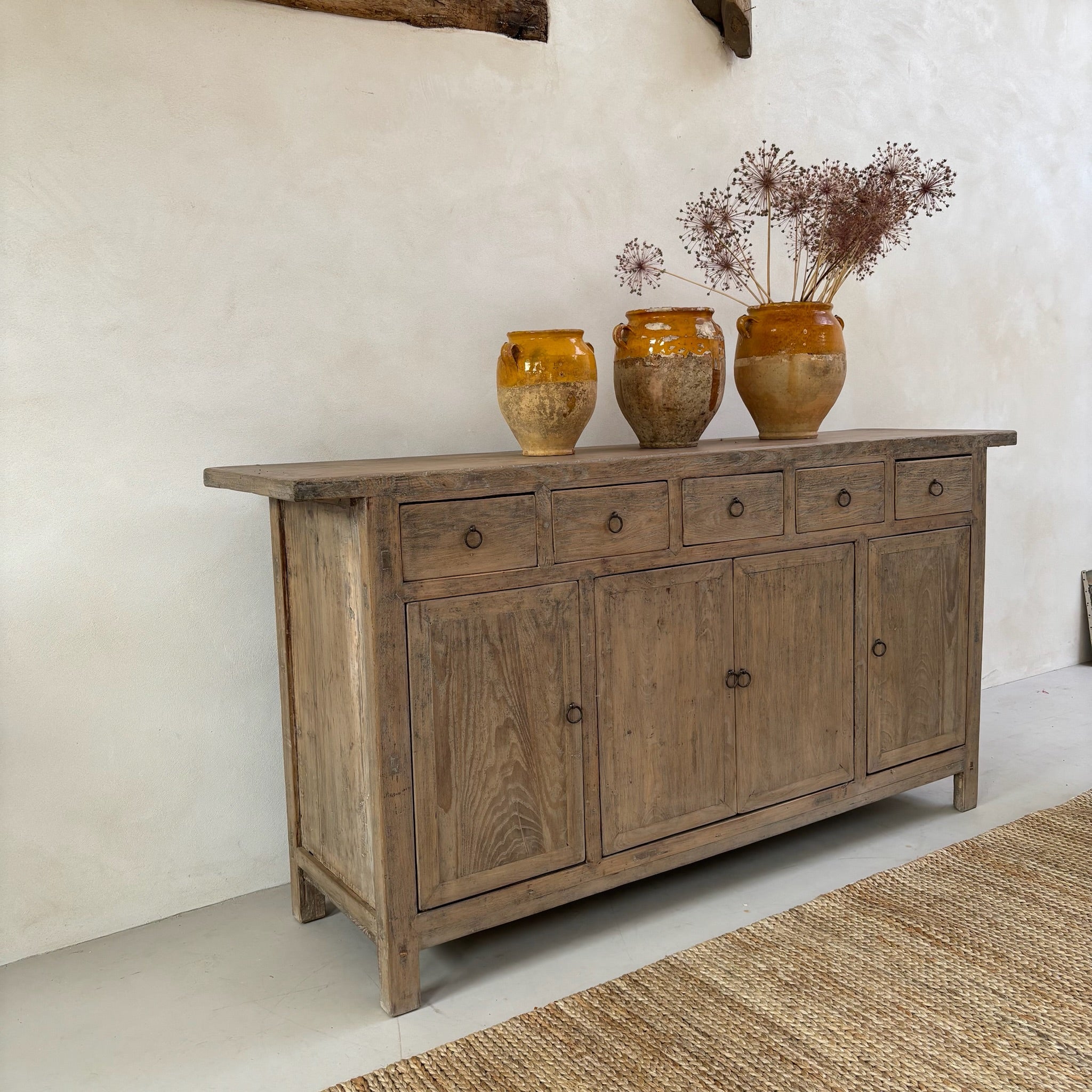 Antique Elm Cupboard Christopher - Image 2