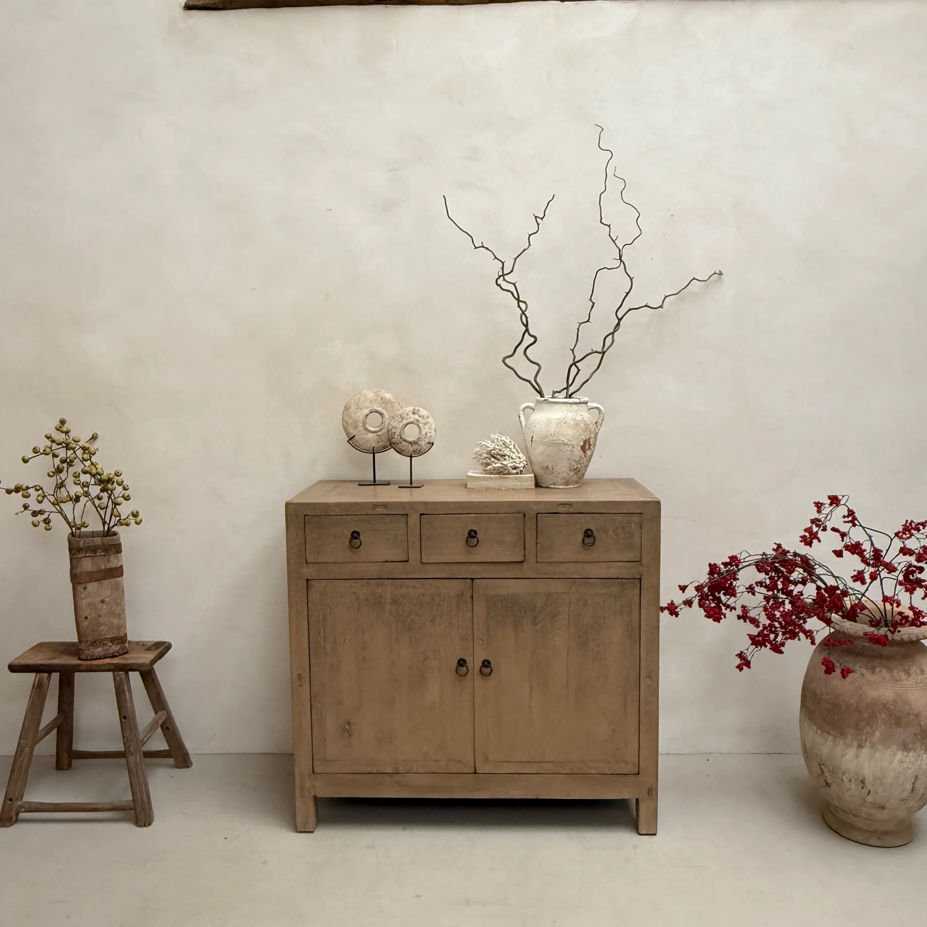 Antique Elm Cupboard Bryanstan
