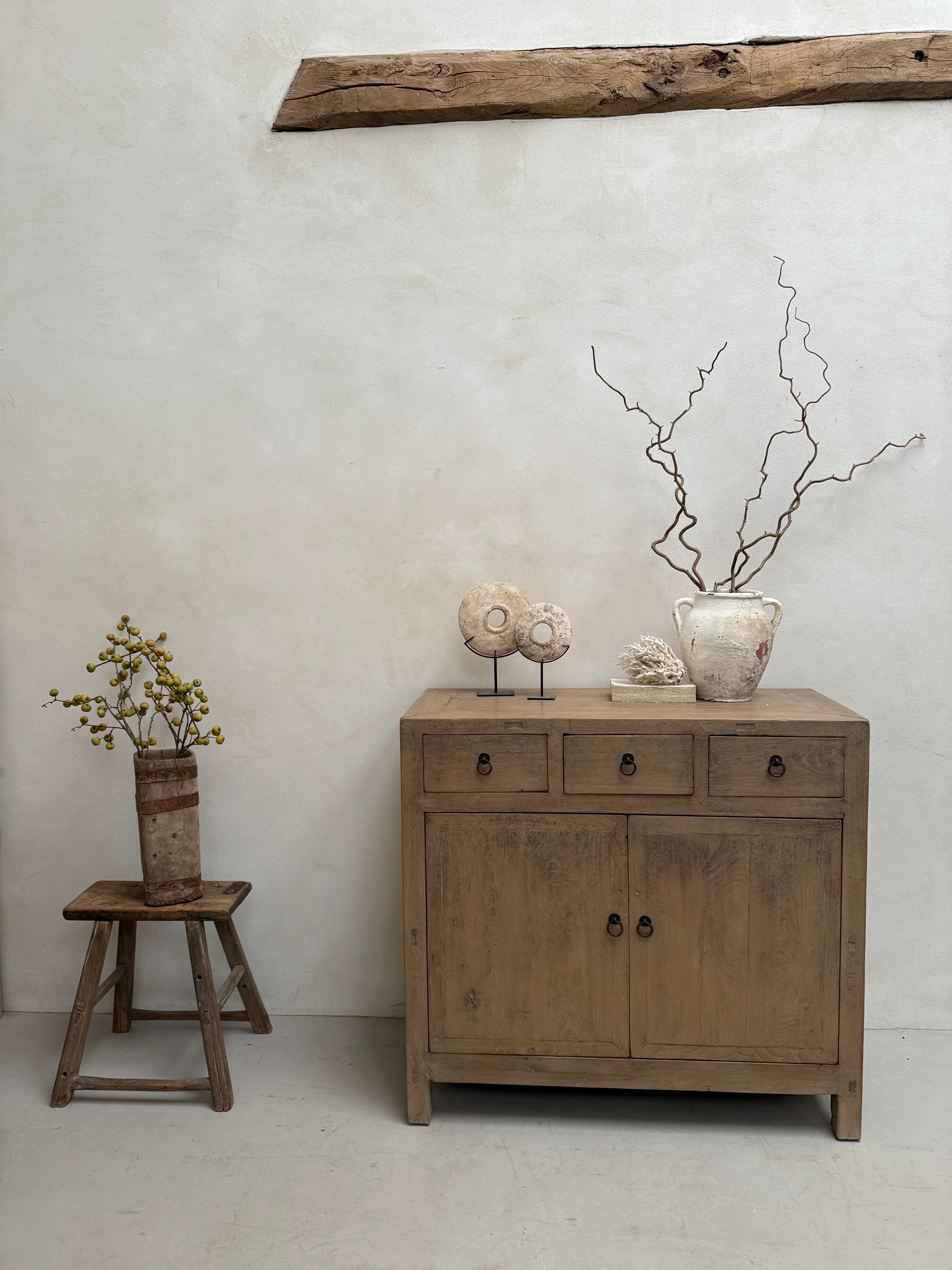 Antique Elm Cupboard Bryanstan - Image 4