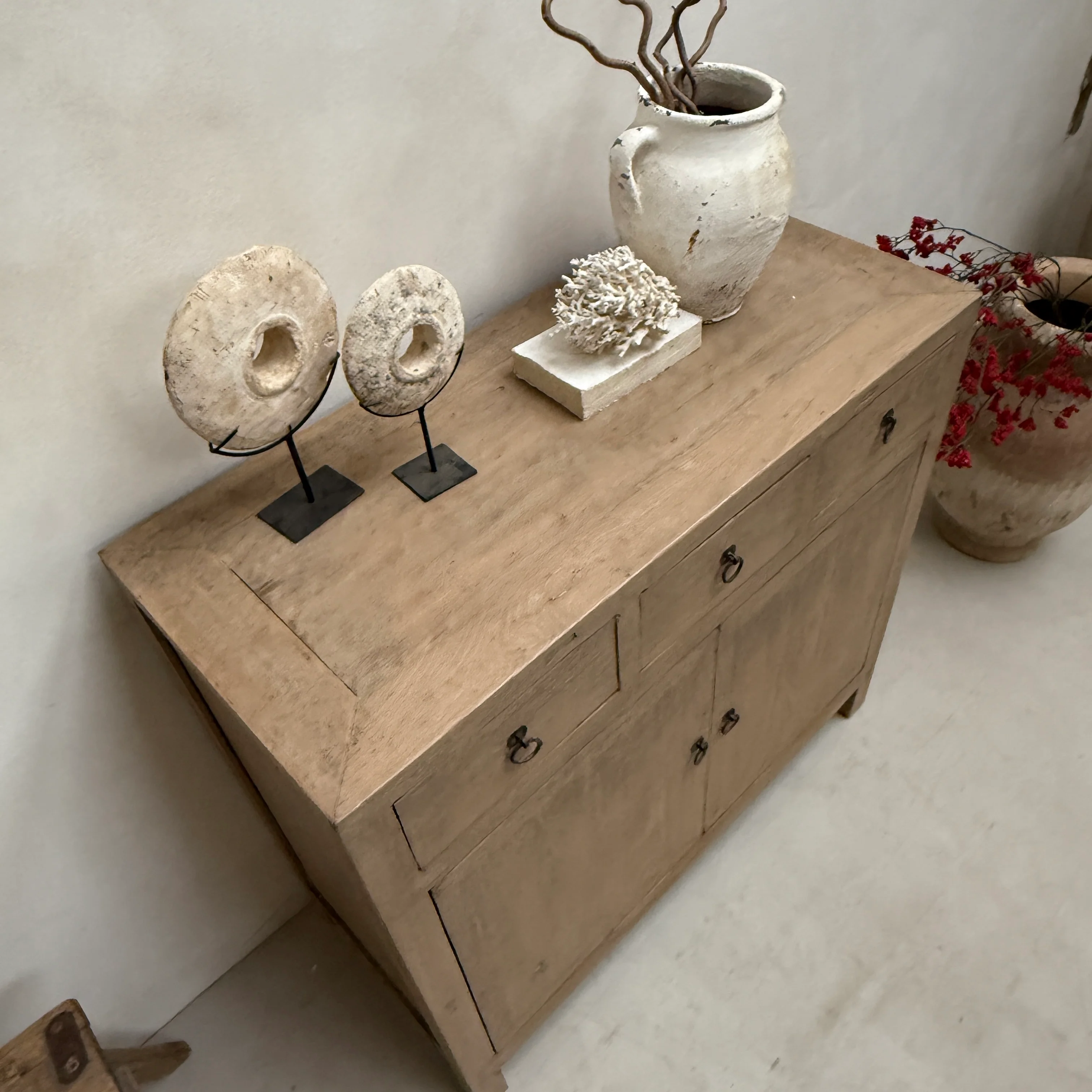 Antique Elm Cupboard Bryanstan - Image 6