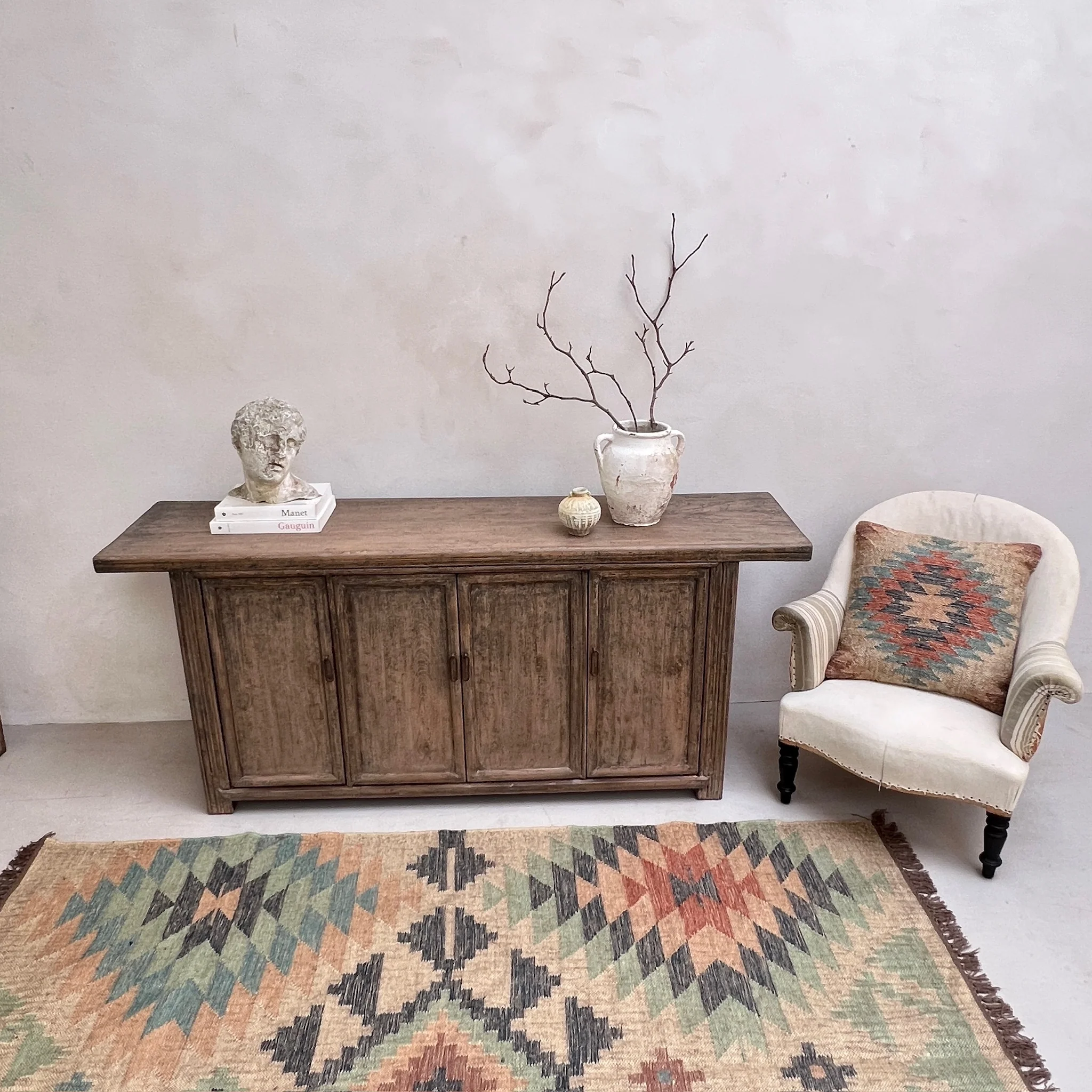 Antique Elm Sideboard | Ivy - Image 5