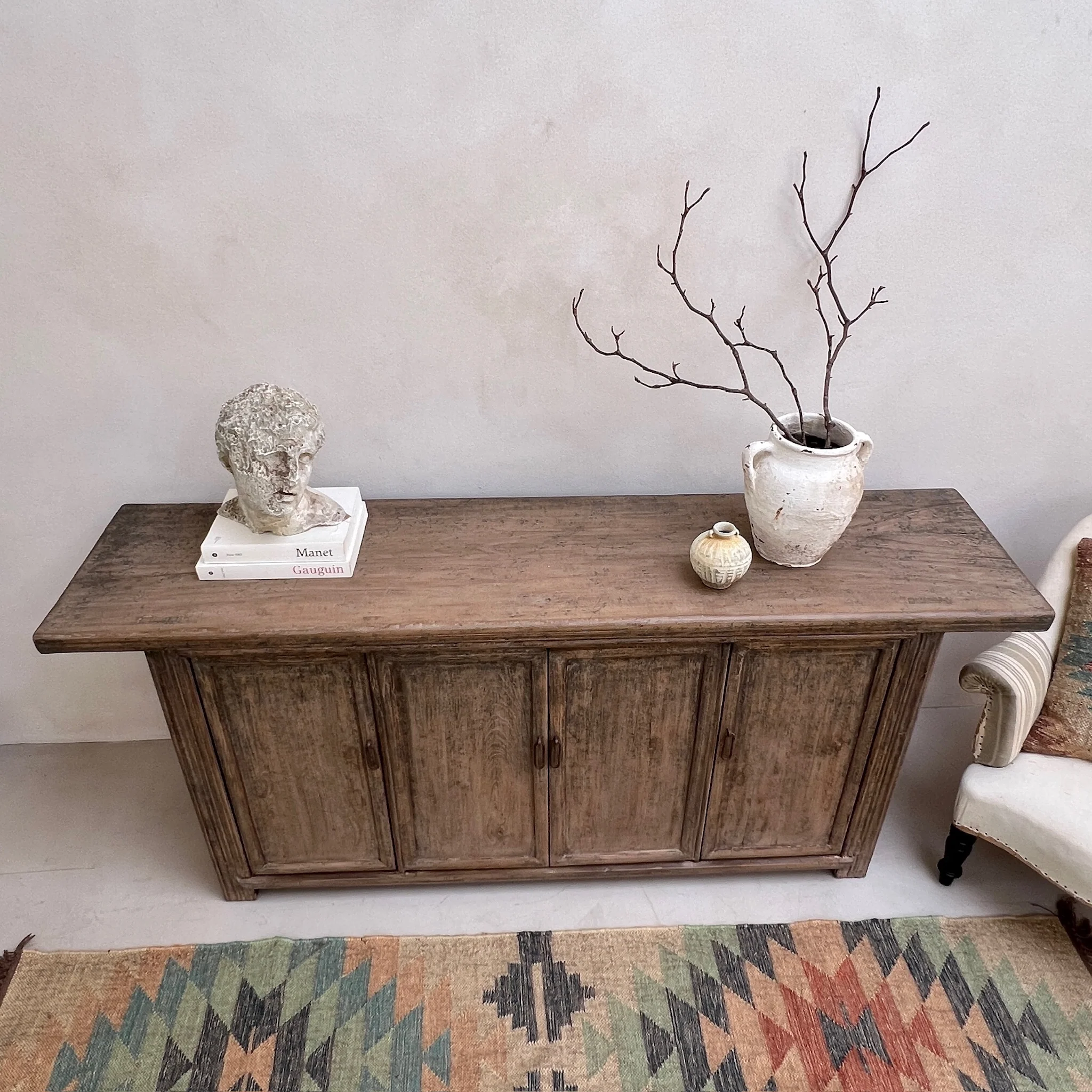 Antique Elm Sideboard | Ivy - Image 7