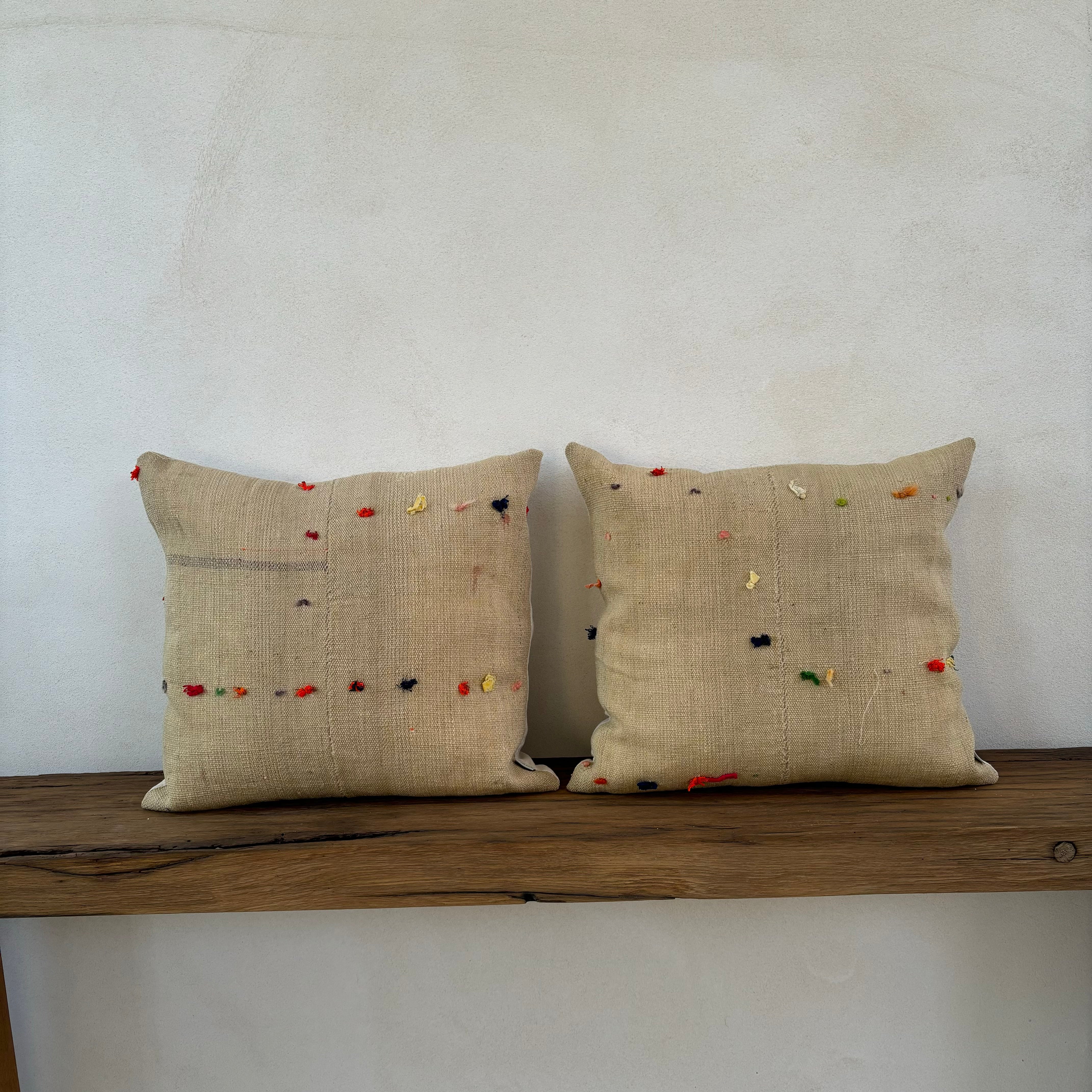 Rustic Antique Fabric Cushion | Bardot - Image 4