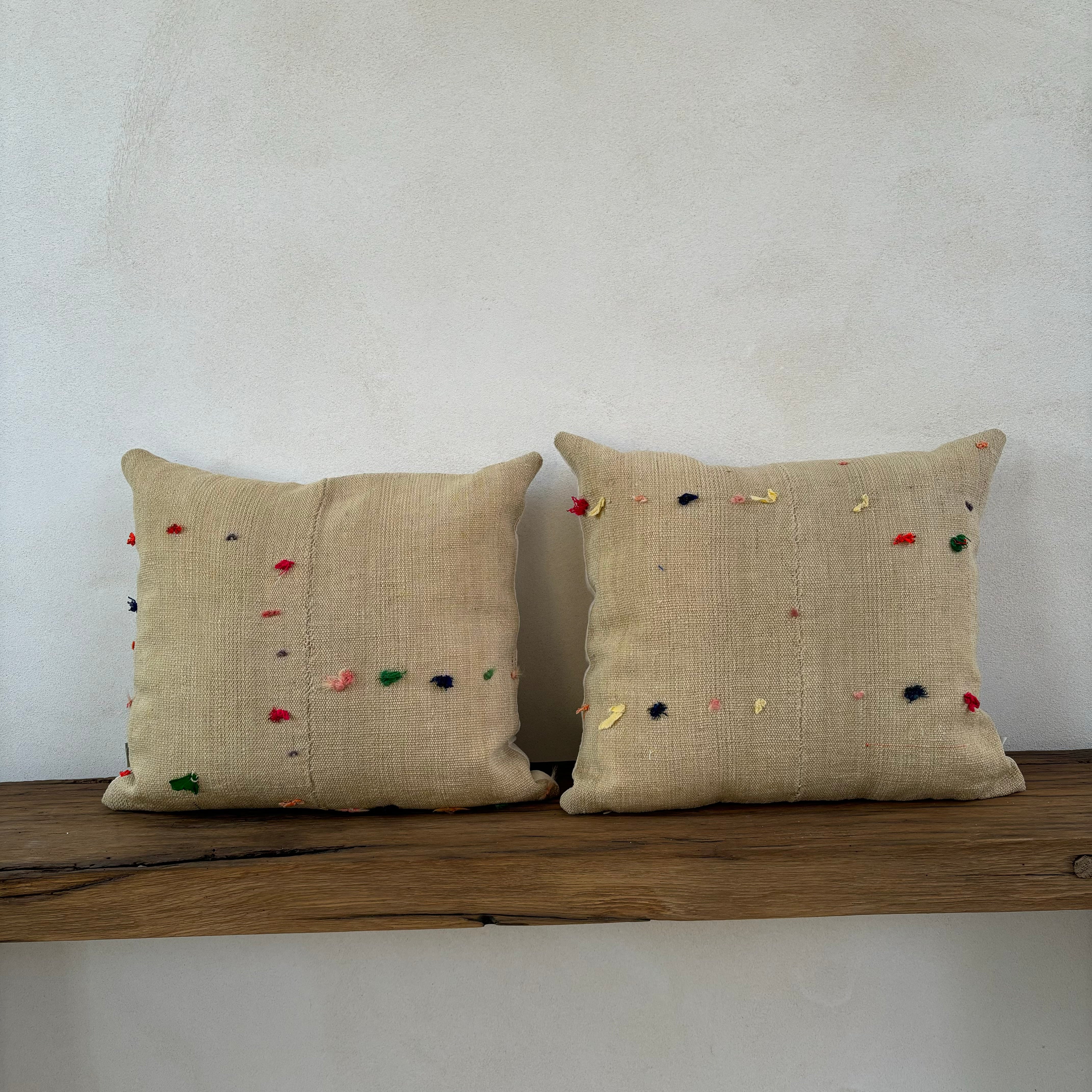 Rustic Antique Fabric Cushion | Bardot - Image 5