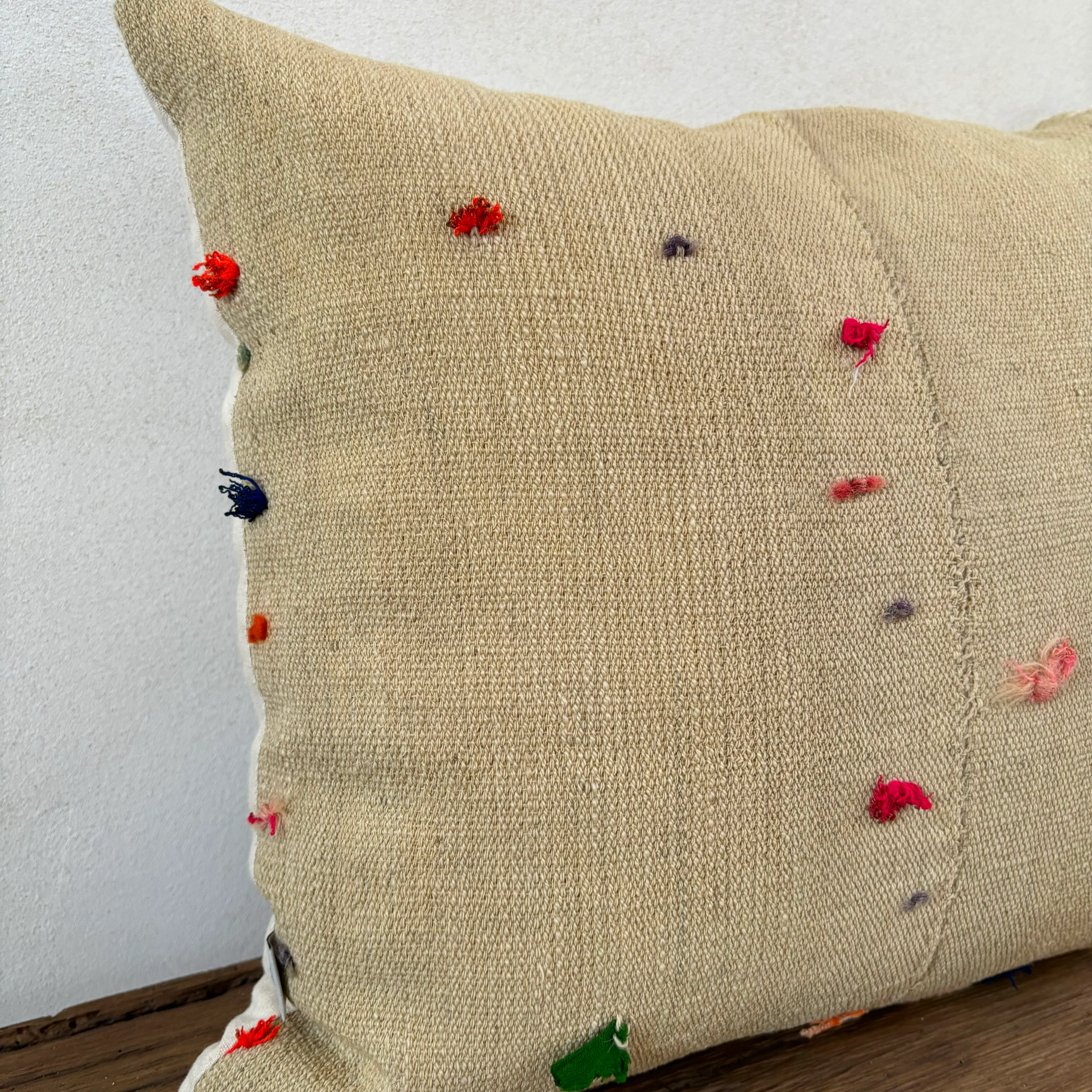 Rustic Antique Fabric Cushion | Bardot - Image 7