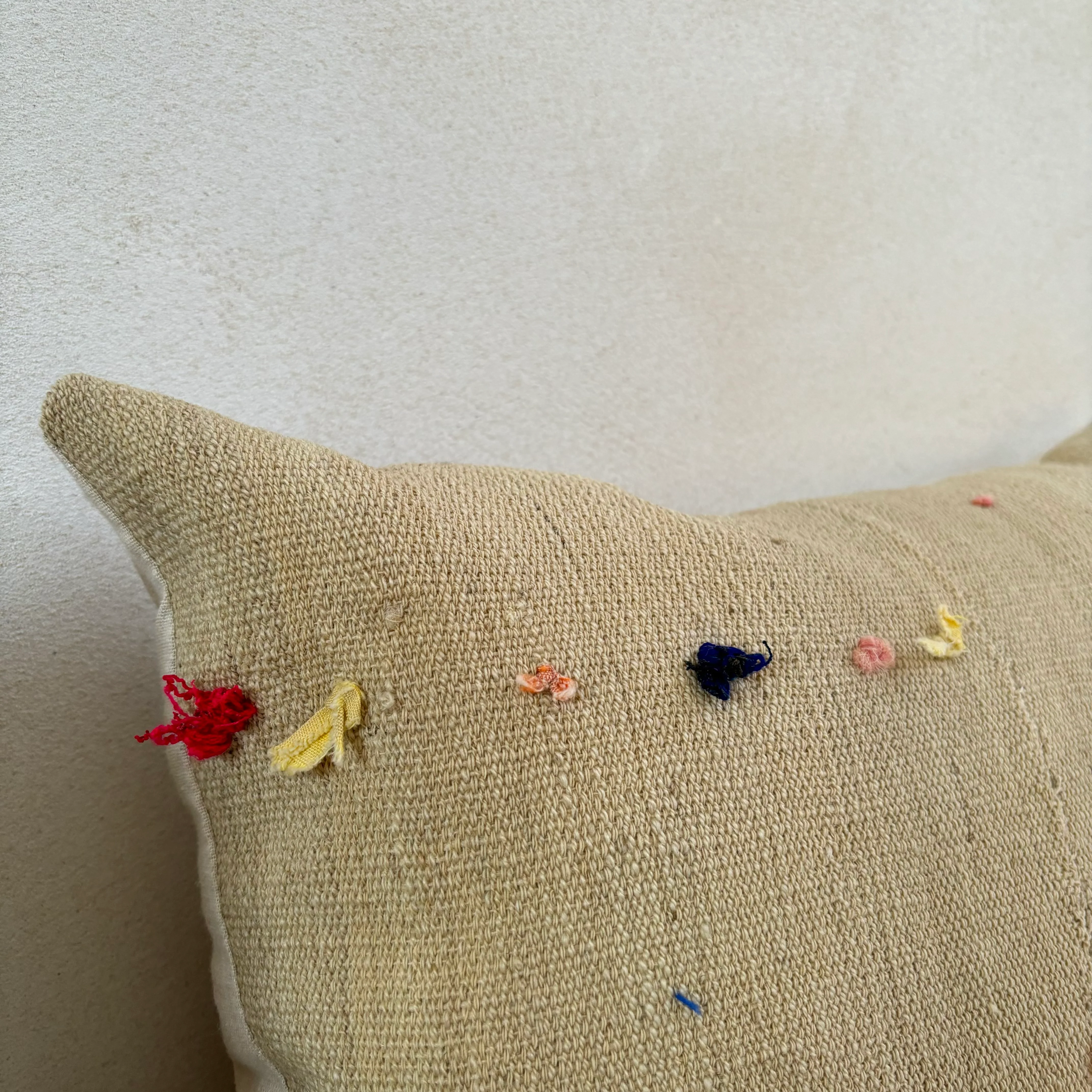 Rustic Antique Fabric Cushion | Bardot - Image 8