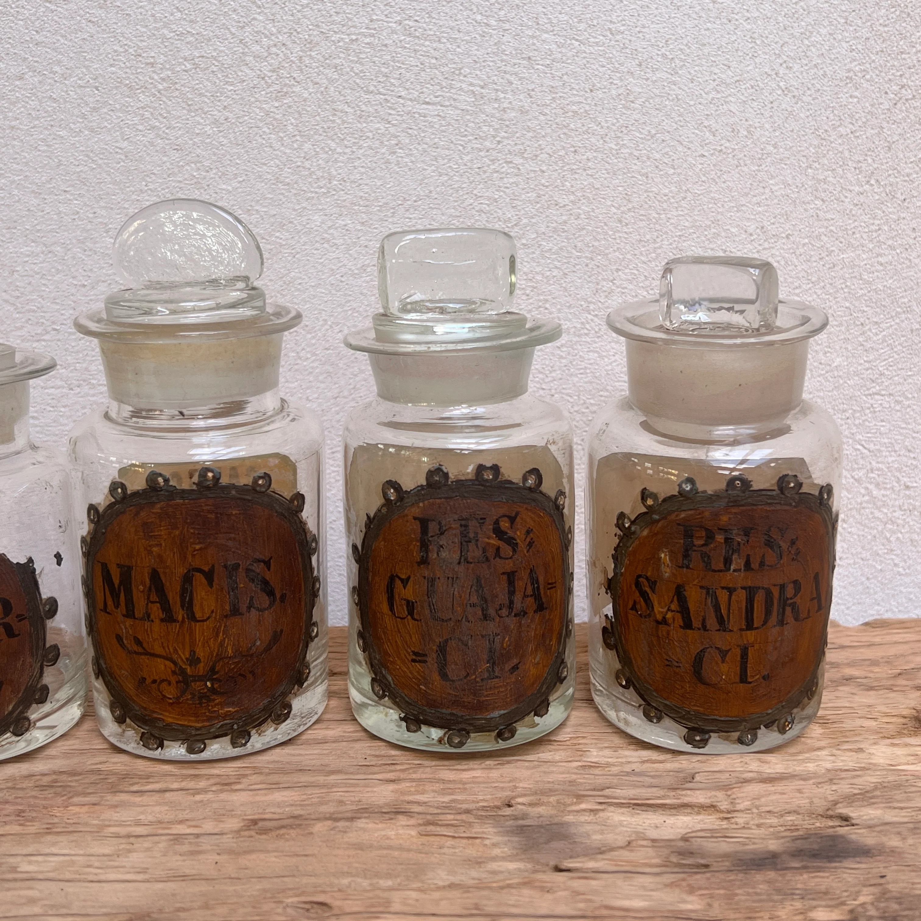Antique French Apothecary bottles - Image 6