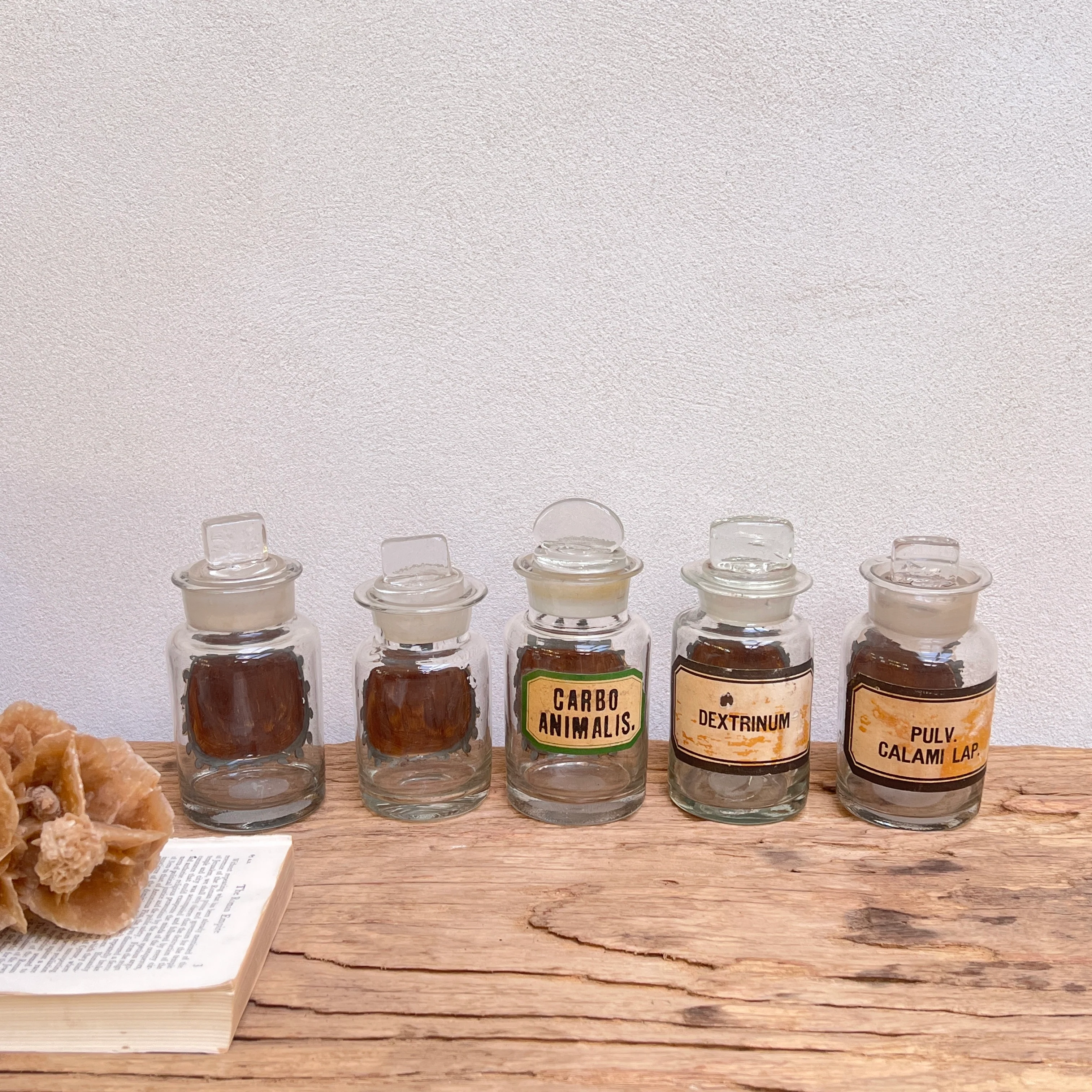 Antique French Apothecary bottles - Image 8