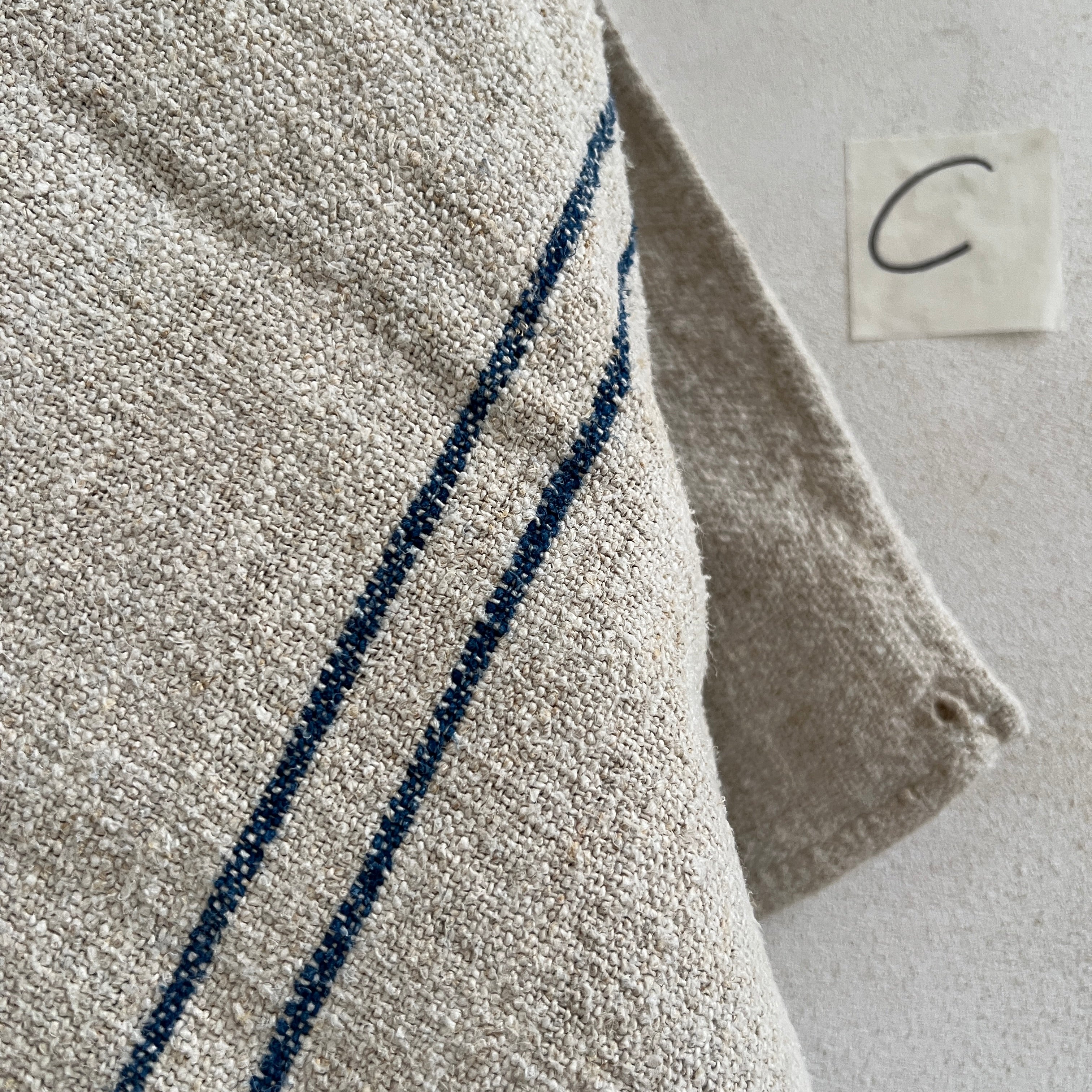 Antique French Grain Sack - Image 8