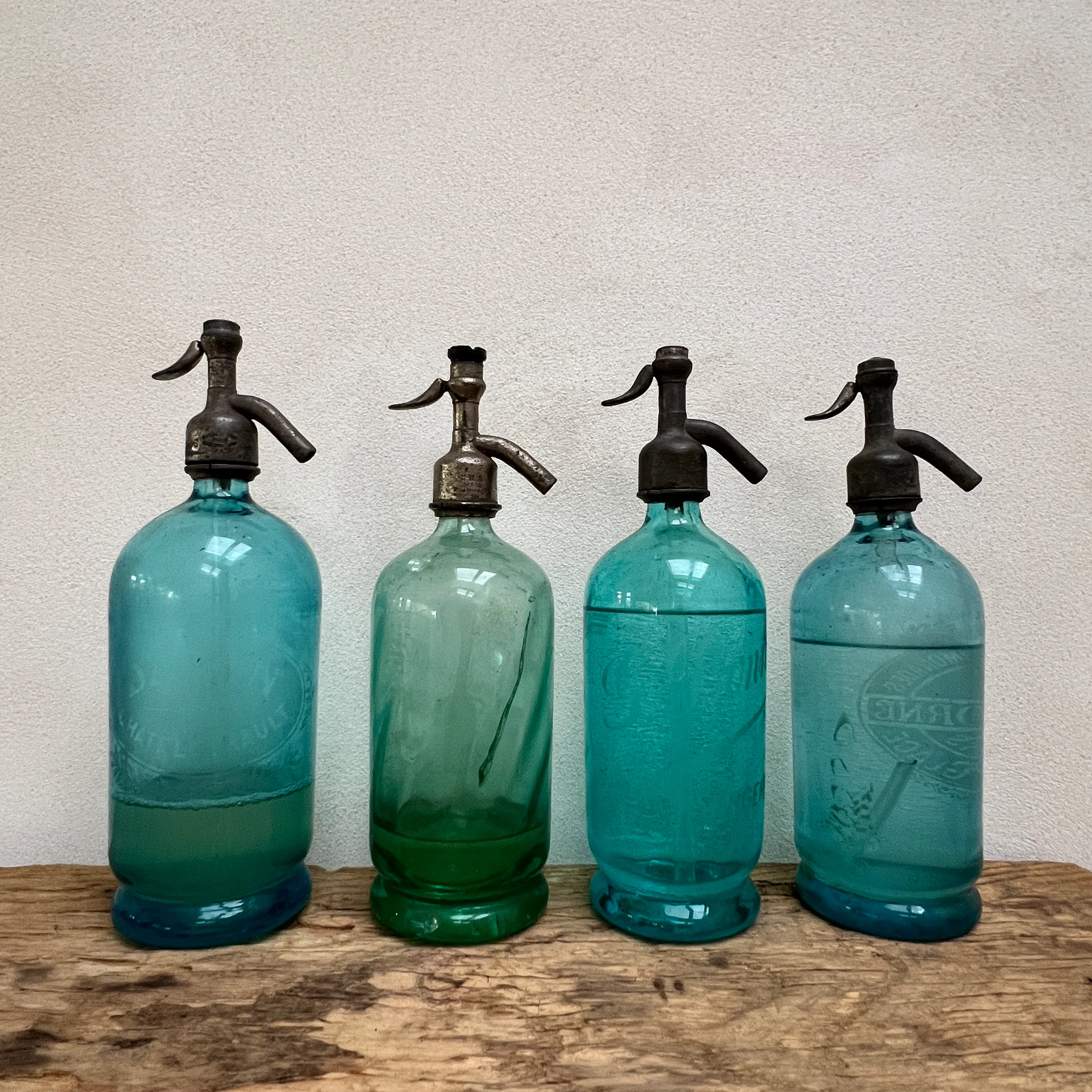 French Art Deco Soda Syphons