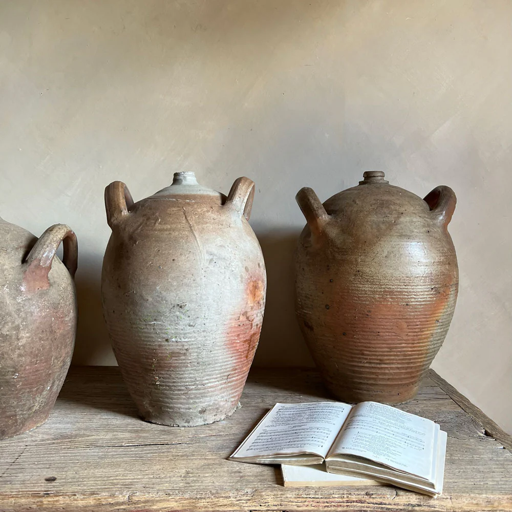 Antique French terracotta pot | Huilier - Image 4